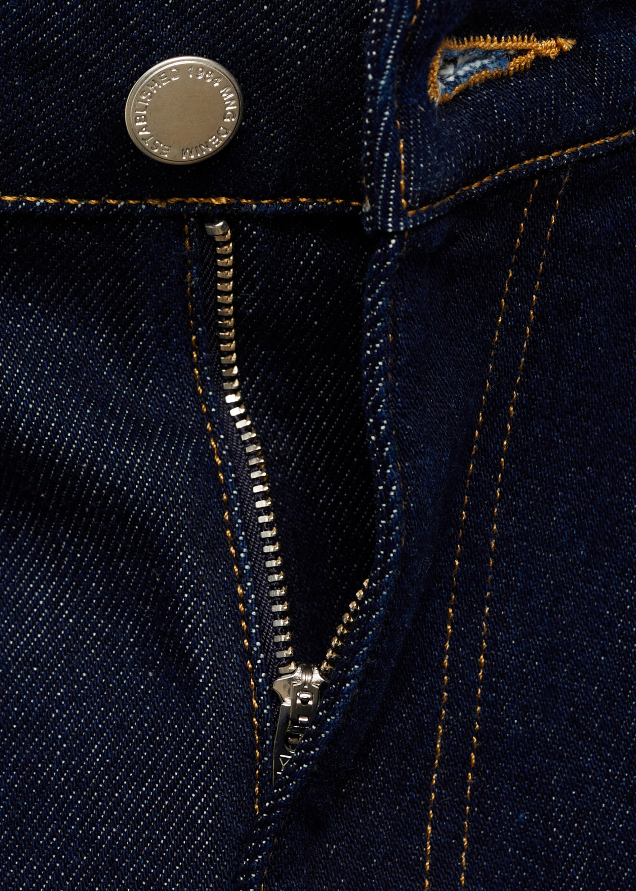 Jeans rinse wash bajo vuelto - Detalle del artículo 0
