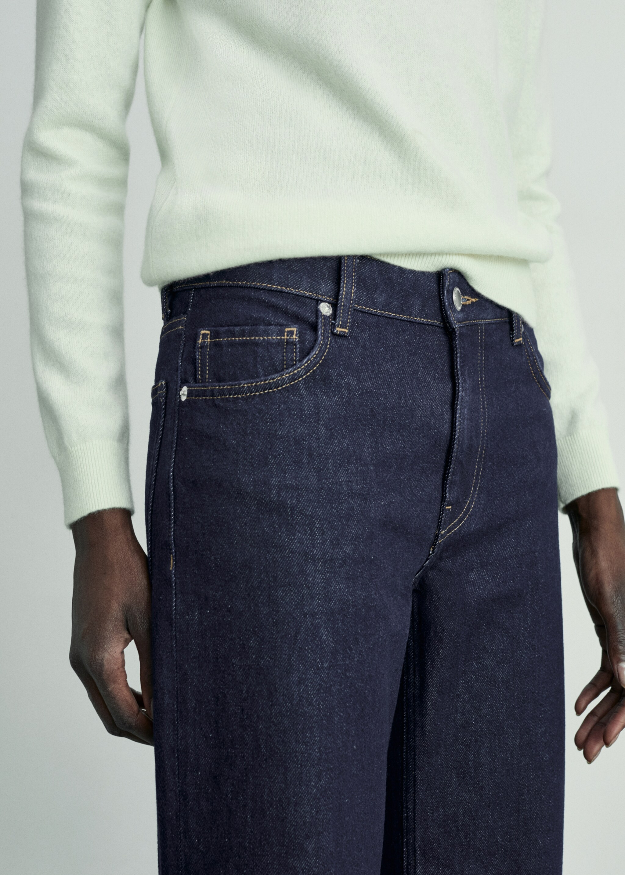 Jeans rinse wash bajo vuelto - Detalle del artículo 6