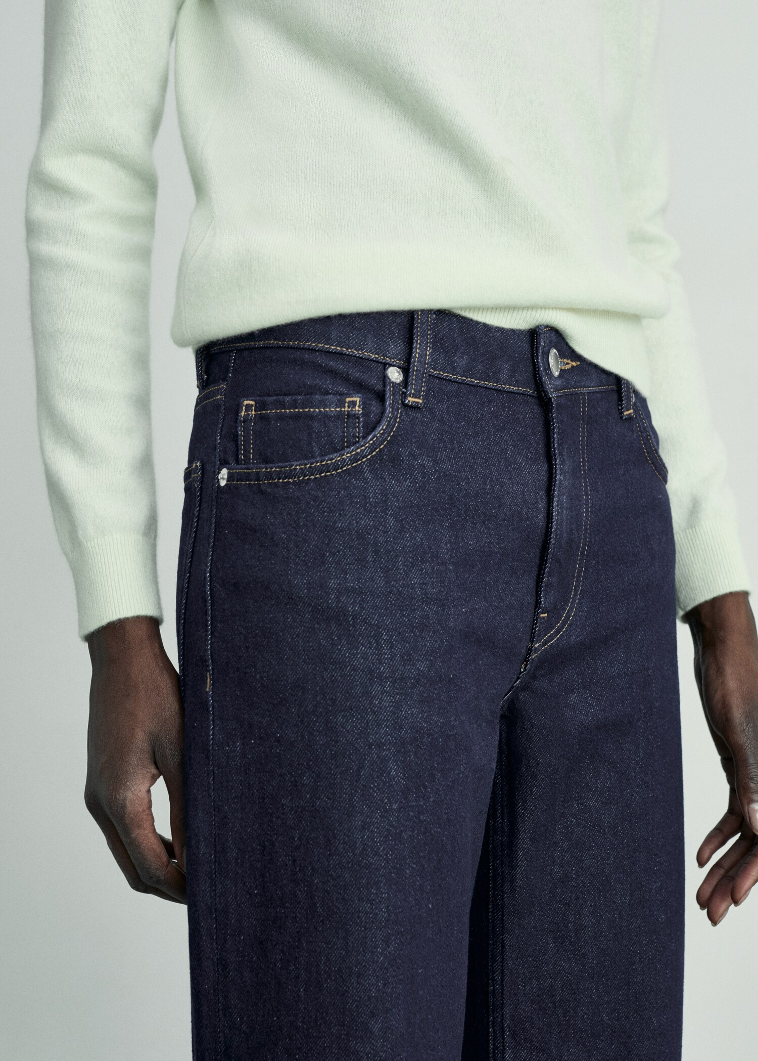 Jeans rinse wash bajo vuelto - Detalle del artículo 6