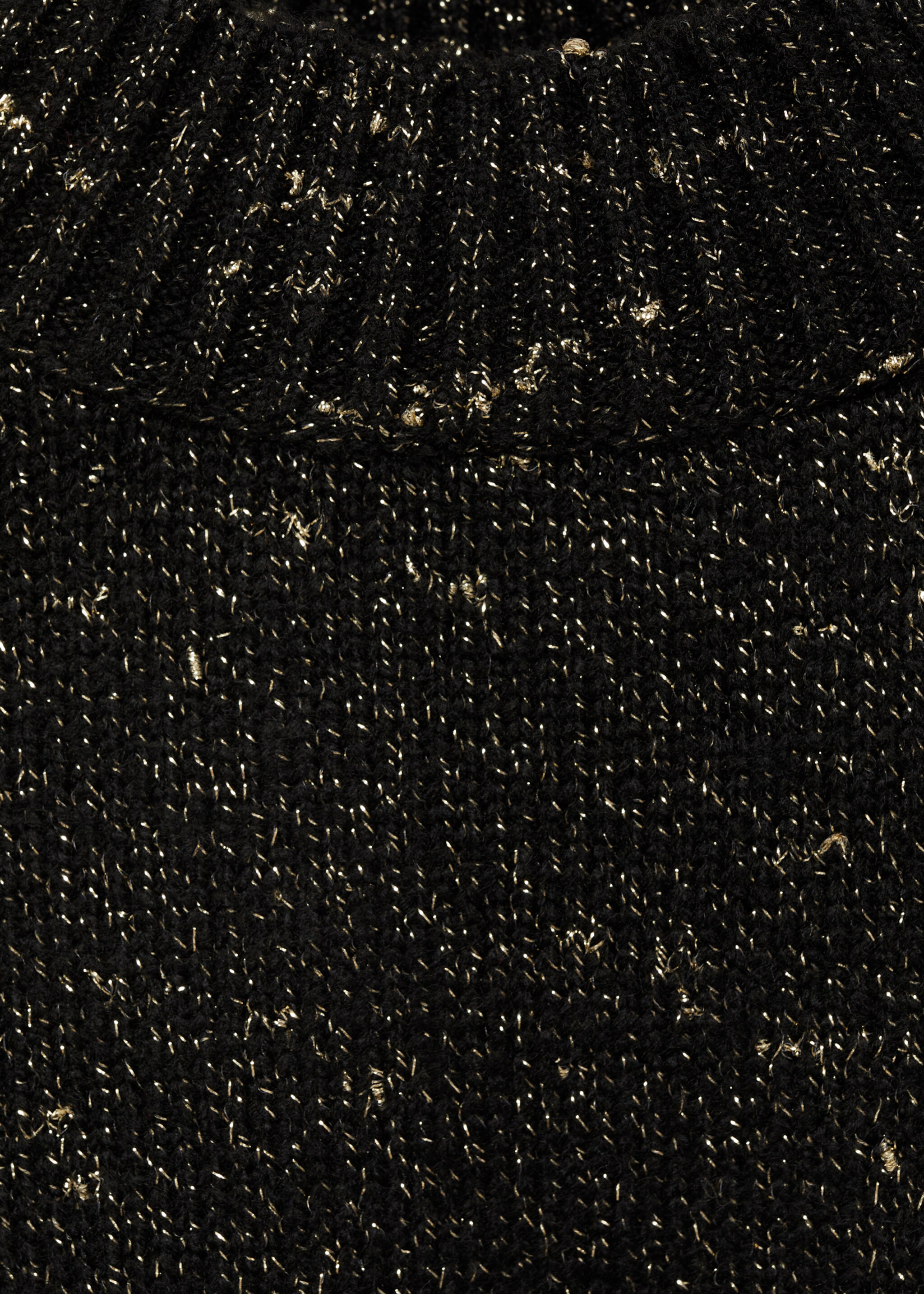 Jersey lúrex cuello perkins - Detalle del artículo 8, Negro. Ref: 87050651-00.