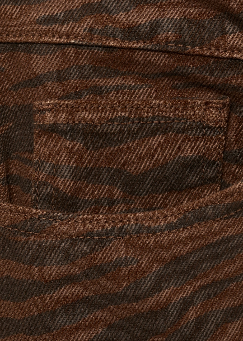 Zebra-print straight-fit jeans - Women | MANGO USA