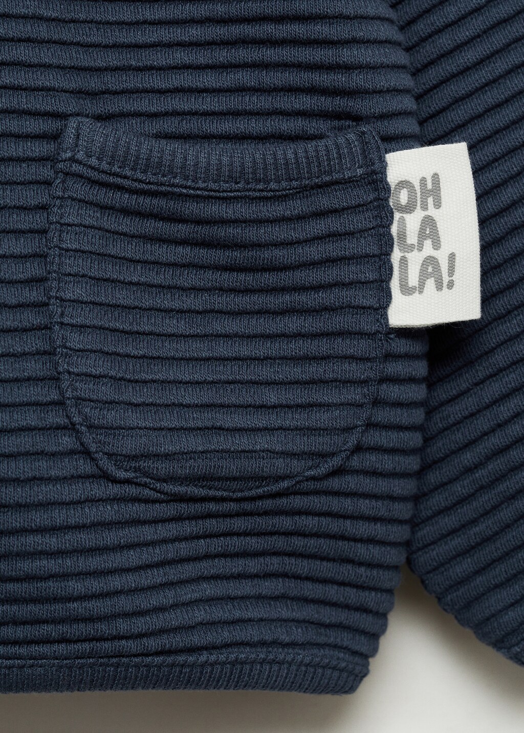 【BAON】[unisex] Magoz Round Over Knit Textured knit sweatshirt - Kids | MANGO USA