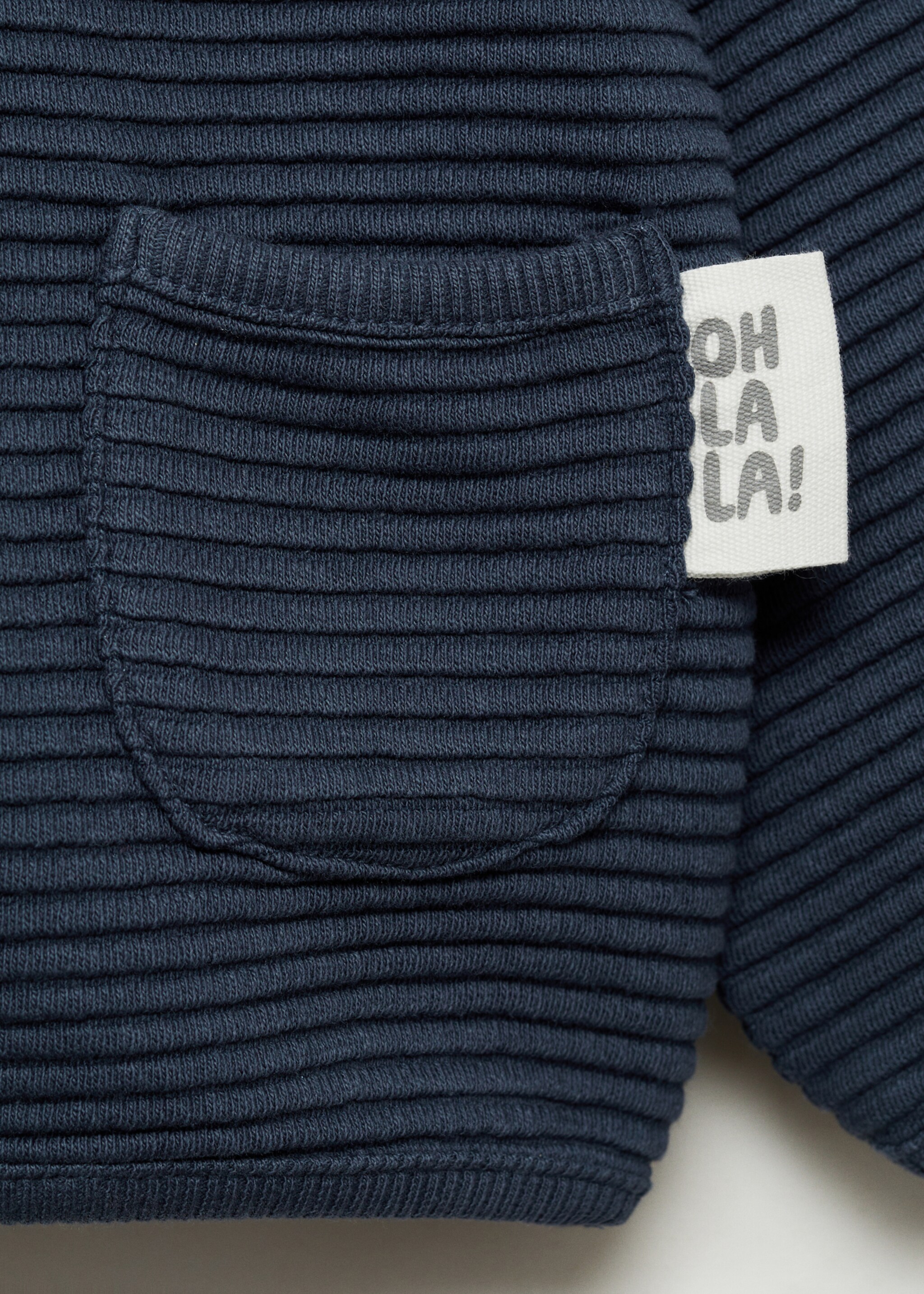 Sudadera punto textura - Detalle del artículo 8