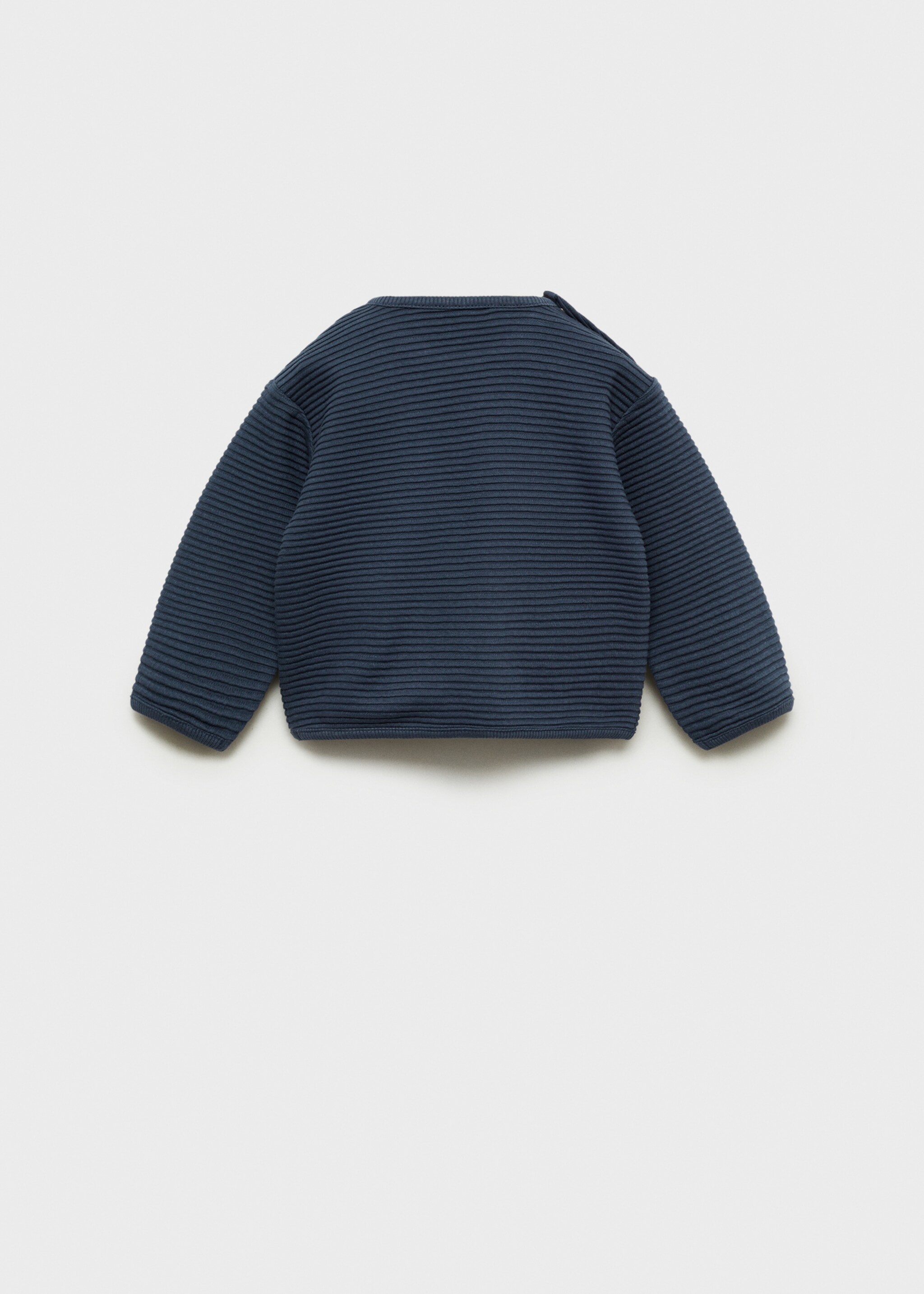 Sudadera punto textura - Reverso del artículo