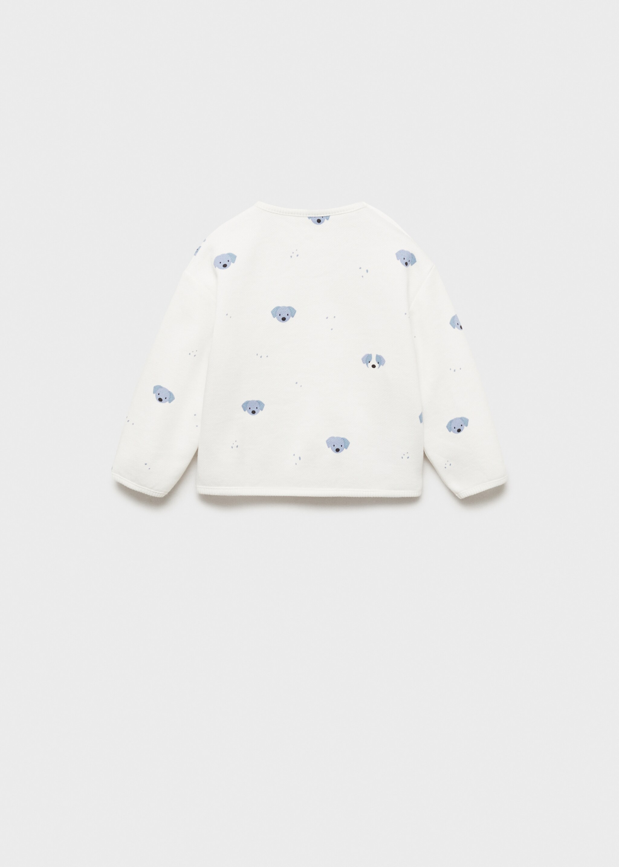 Sudadera algodón estampada - Reverso del artículo