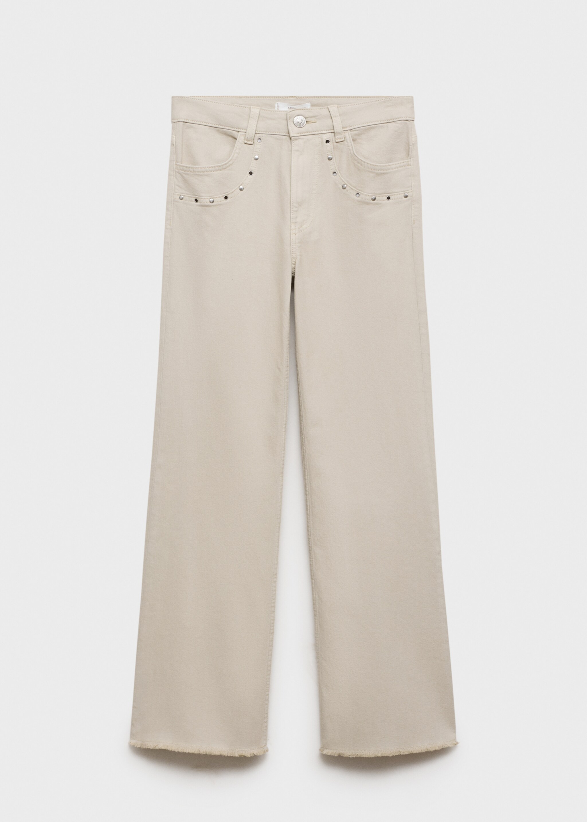 Straight-fit jeans with studs - Article without model