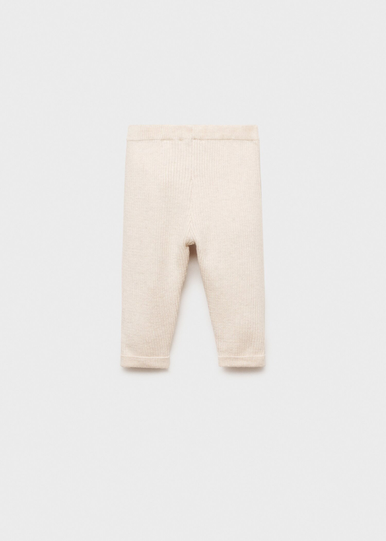 Leggings canalé algodón - Reverso del artículo