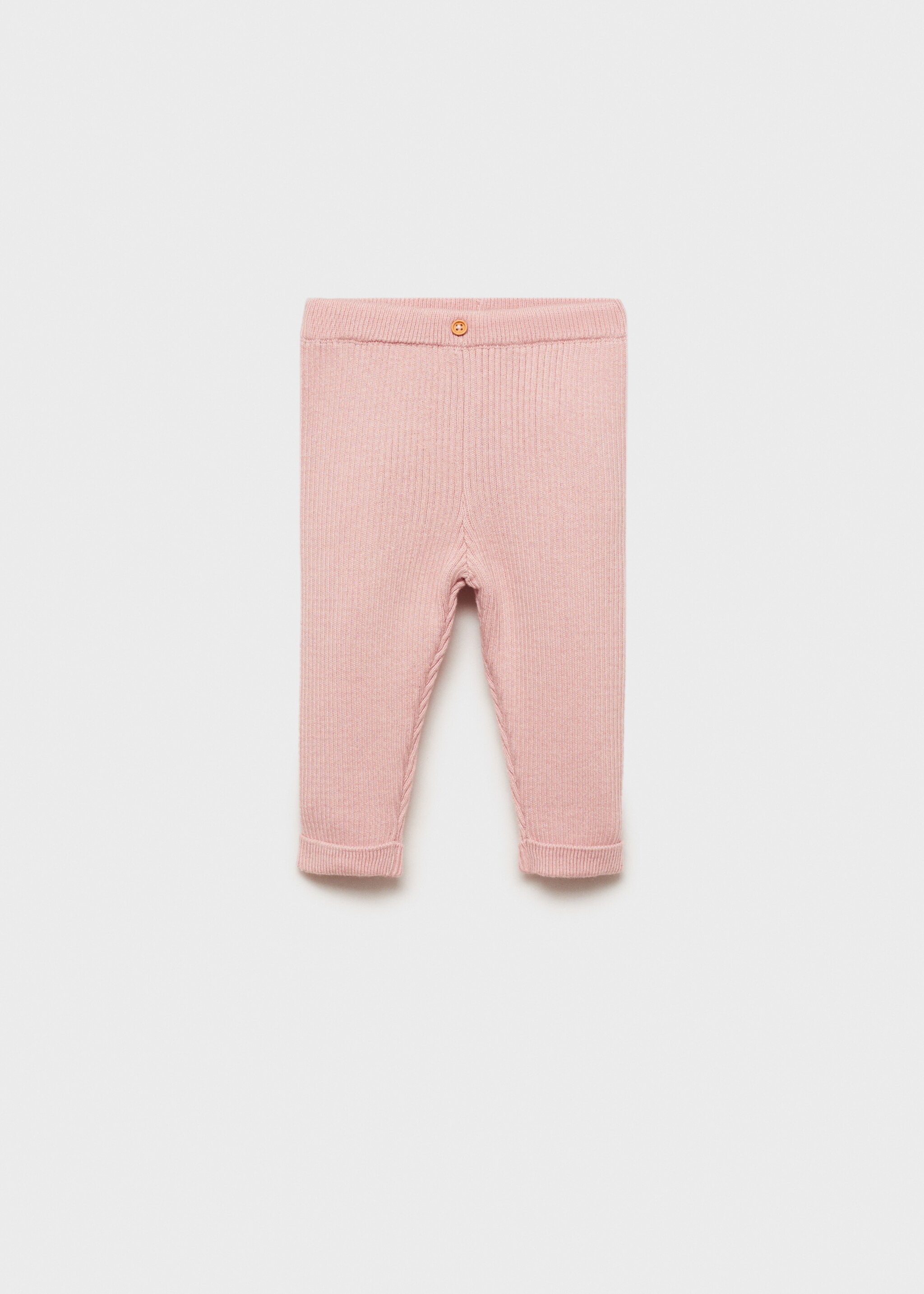 Cotton ribbed leggings - Article without model