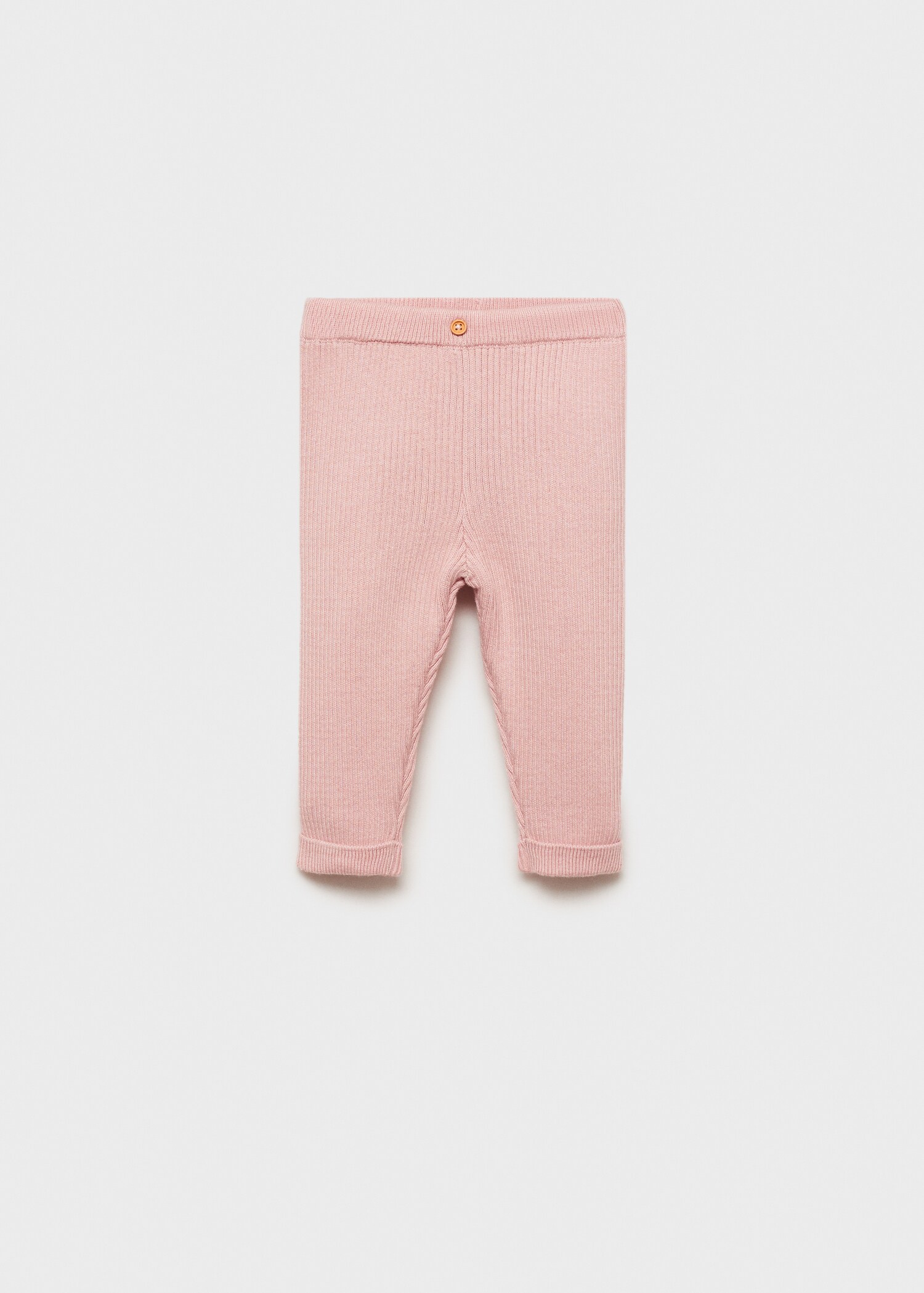 Cotton ribbed leggings - Article without model