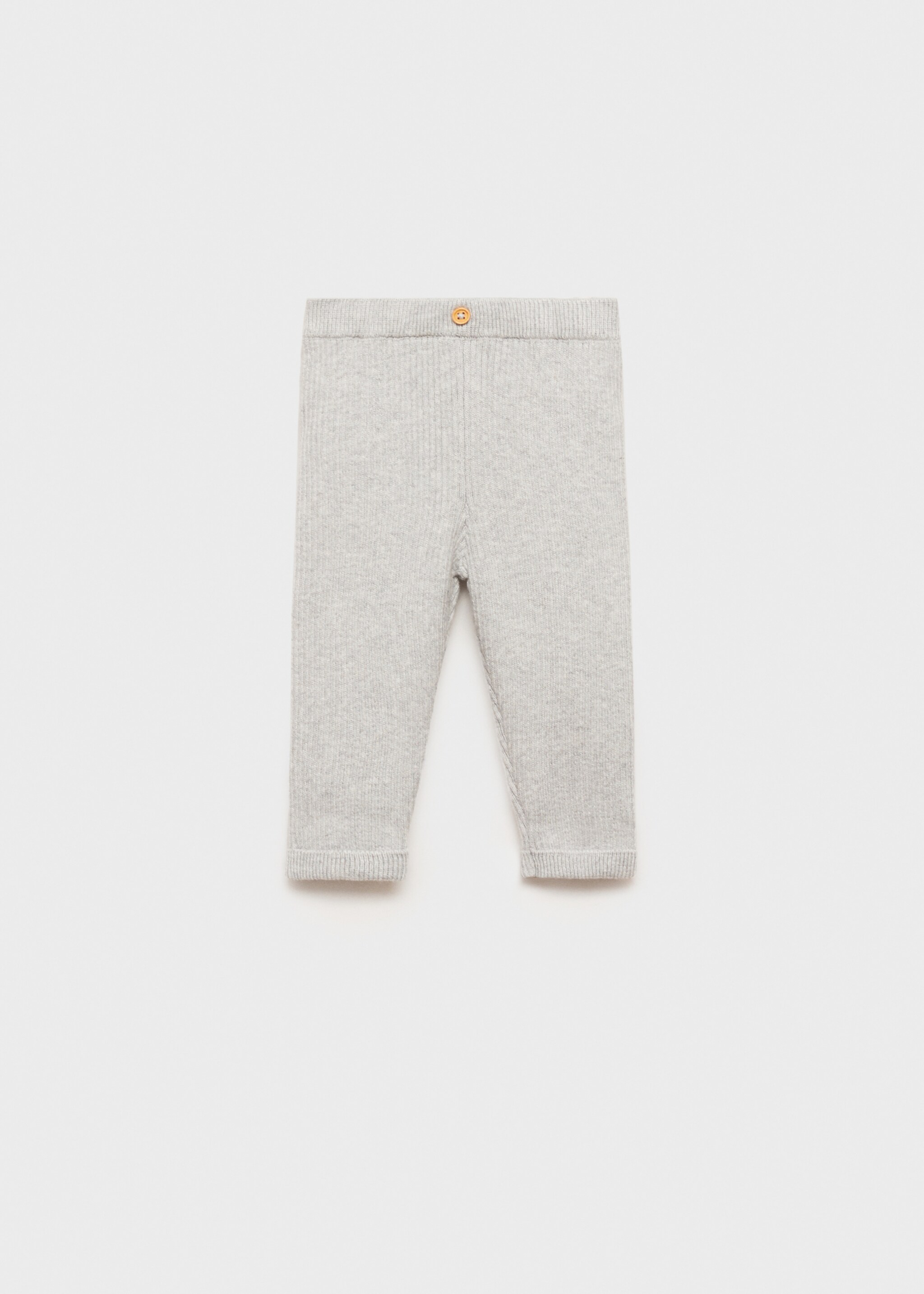Cotton ribbed leggings - Article without model