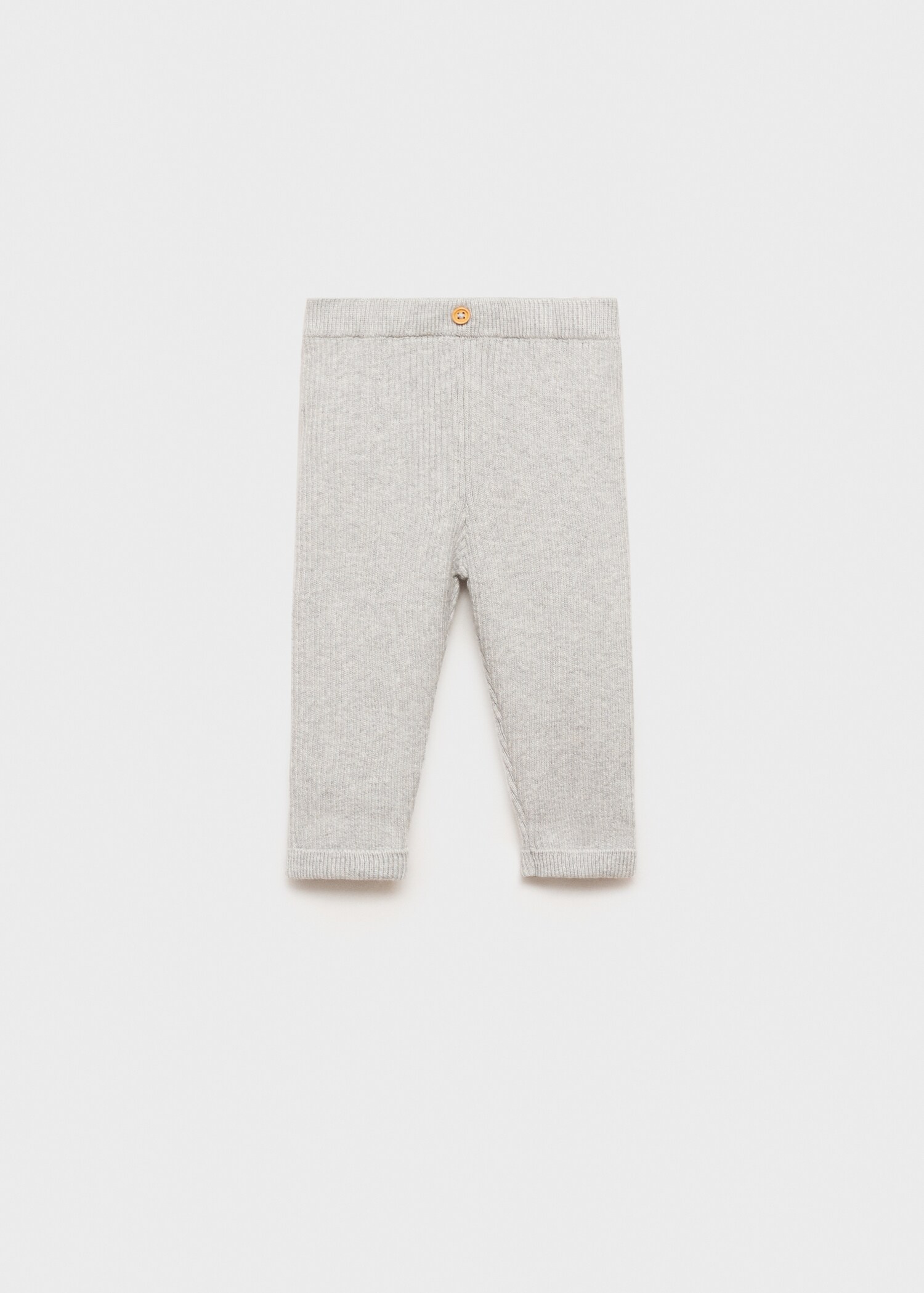 Cotton ribbed leggings - Article without model