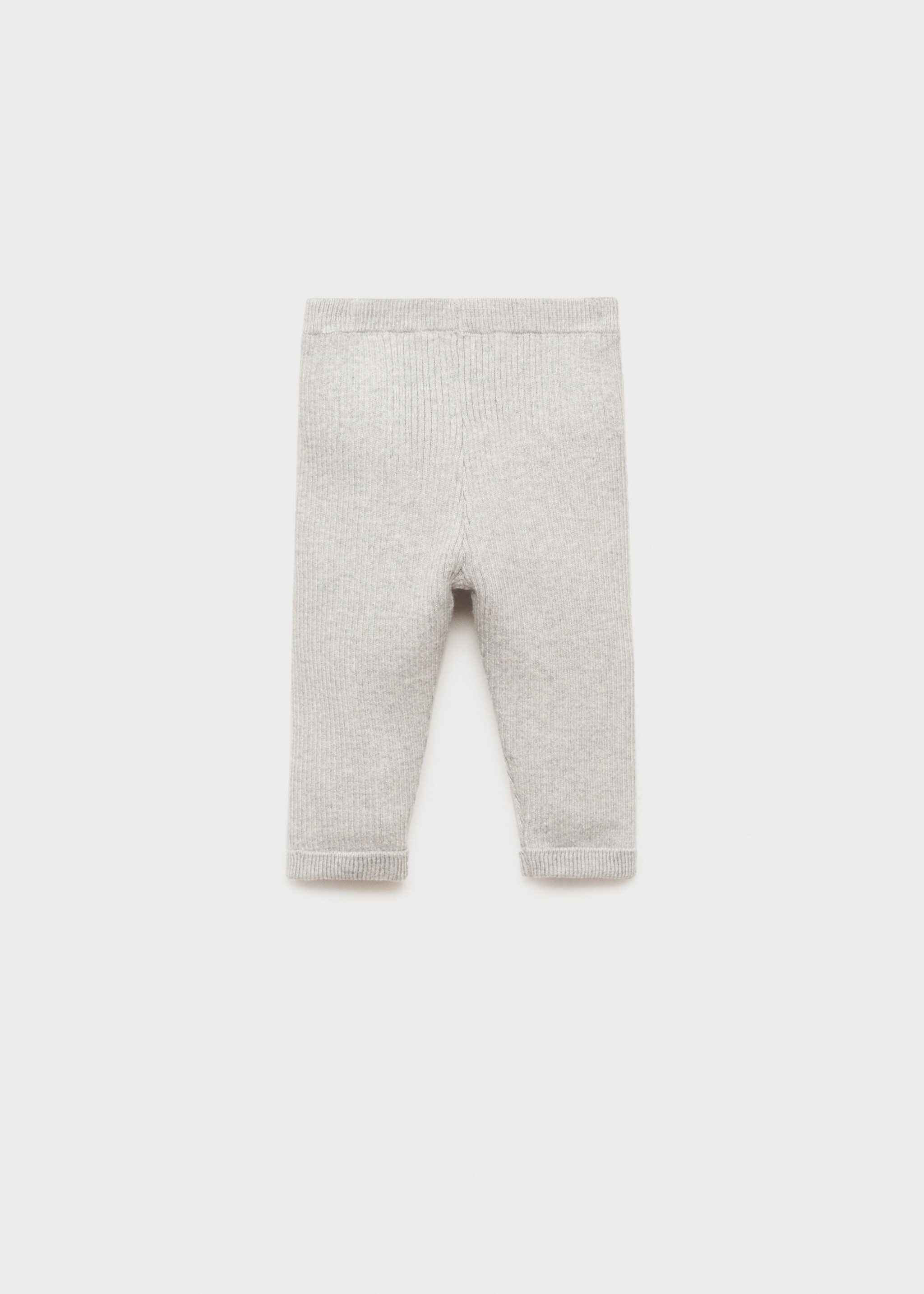 Cotton ribbed leggings - Reverse of the article
