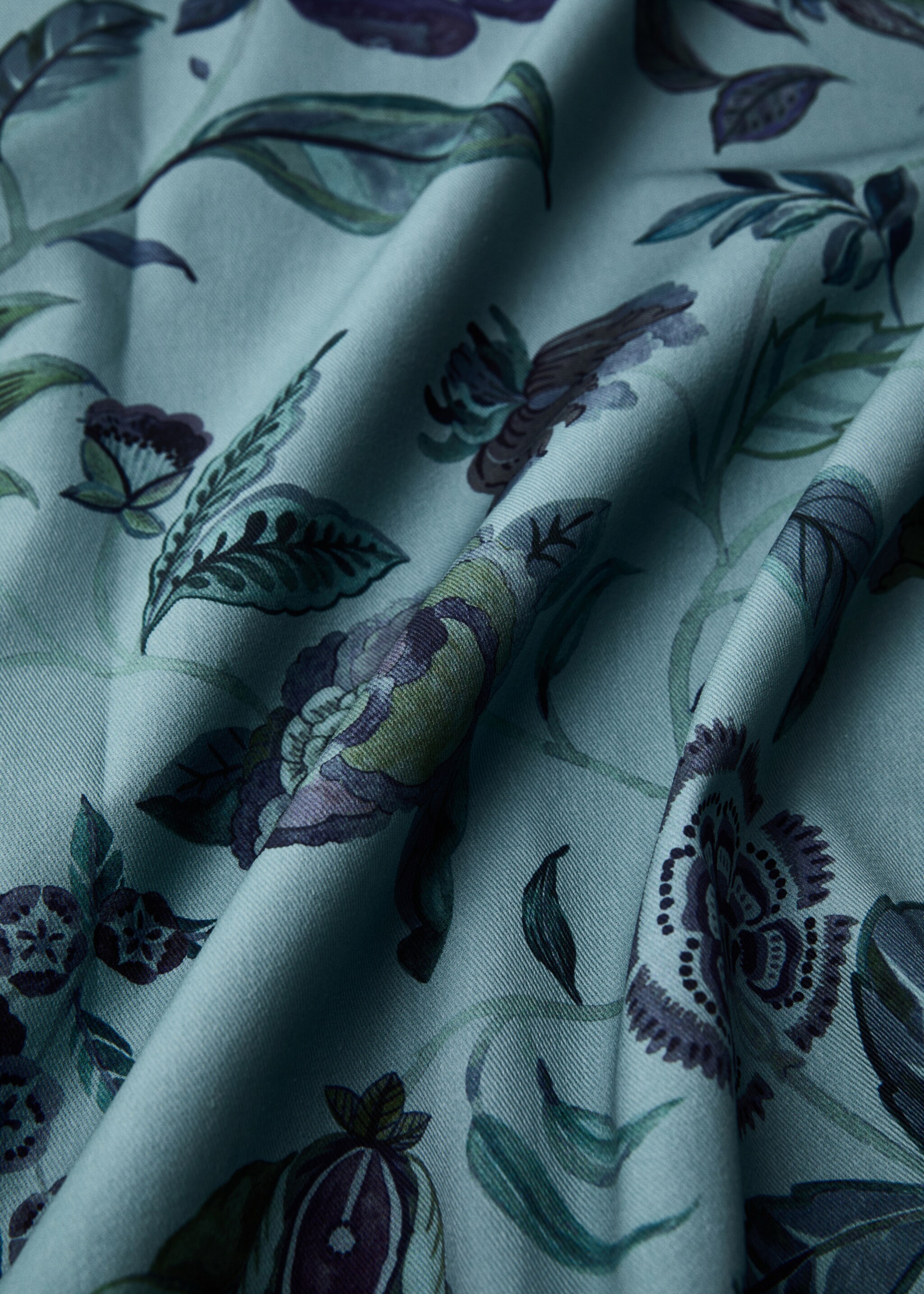 Katoenen tafelkleed met bloemenprint voor 6 tot 8 personen - Detail van het artikel 1