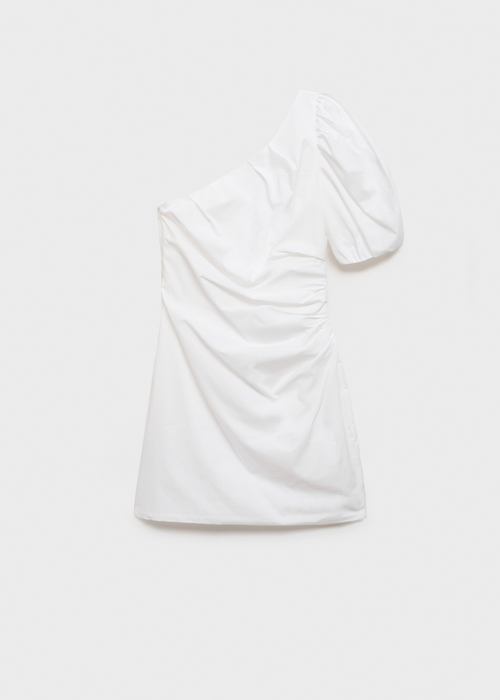 Robe asymétrique manches bouffantes - Article sans modèle