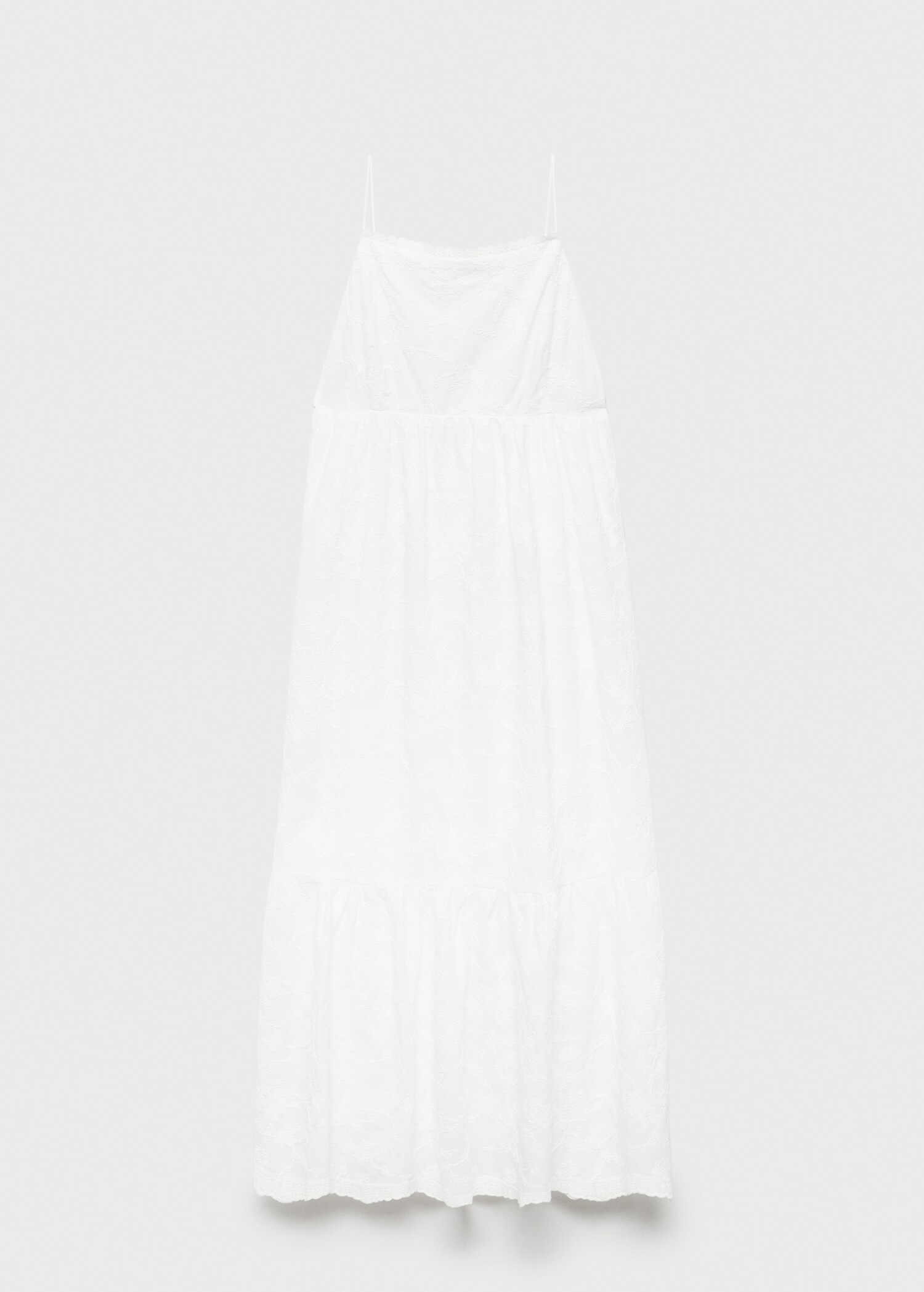 Vestido tirantes bordado floral - Artículo sin modelo