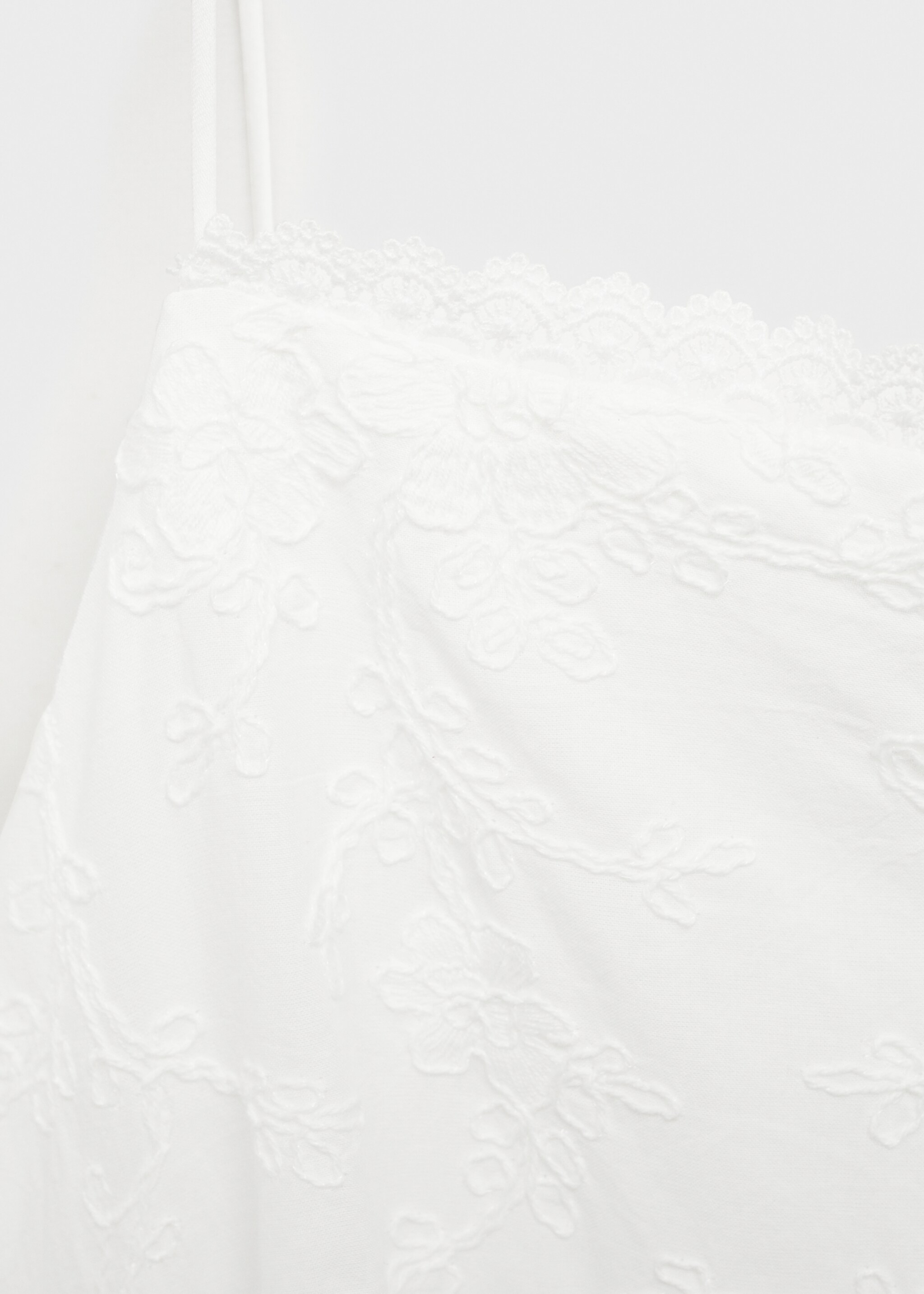 Vestido tirantes bordado floral - Detalle del artículo 0