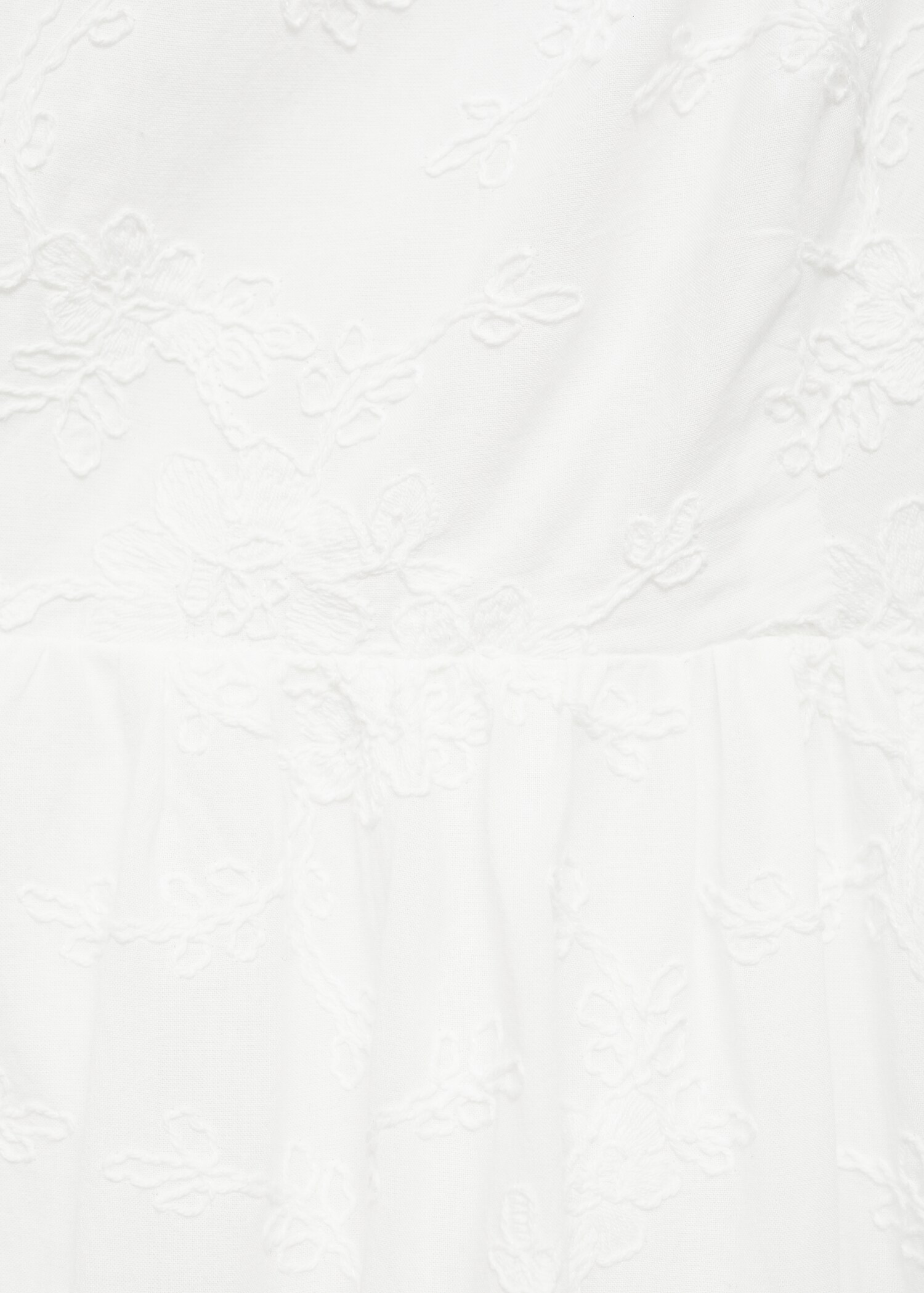 Vestido tirantes bordado floral - Detalle del artículo 8