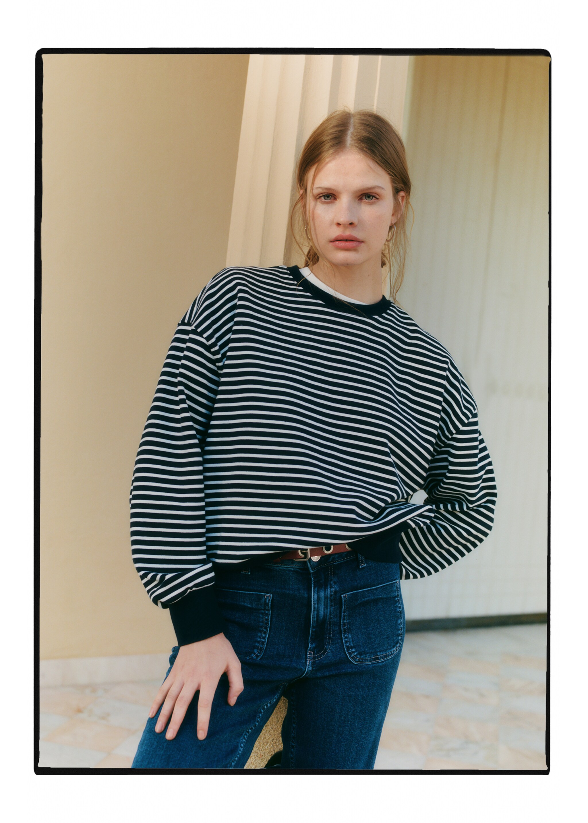 Sweat-shirt coton rayures - Détail de l'article 5