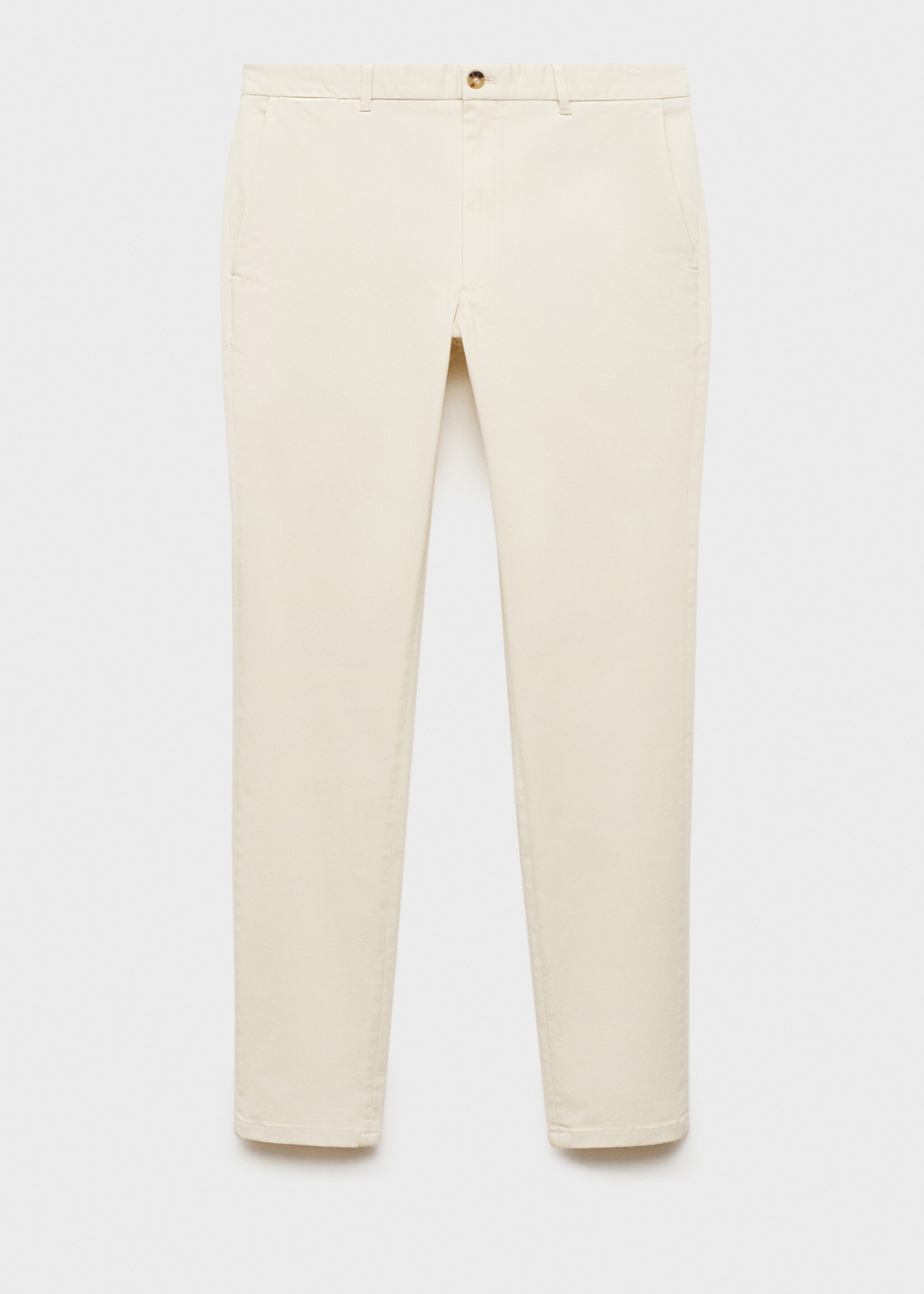 Barna slim-fit twill chino trousers - Article without model