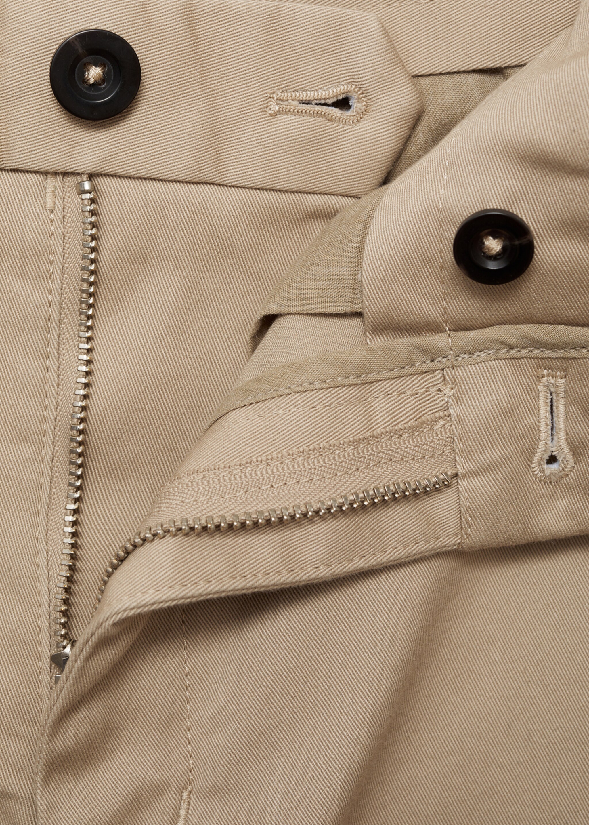 Pantalon Barna slim-fit en sergé - Détail de l'article 0