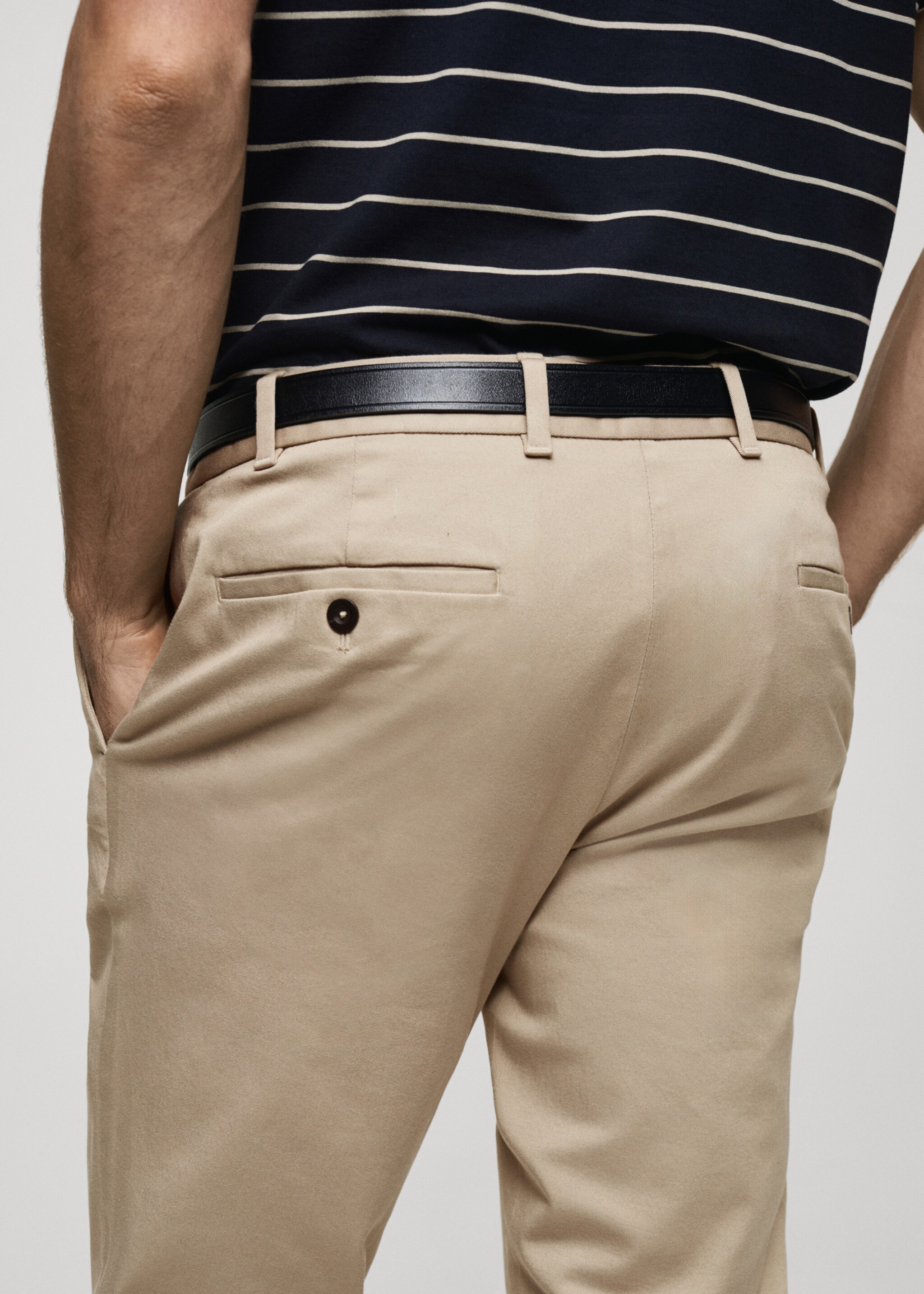 Pantalon Barna slim-fit en sergé - Détail de l'article 6