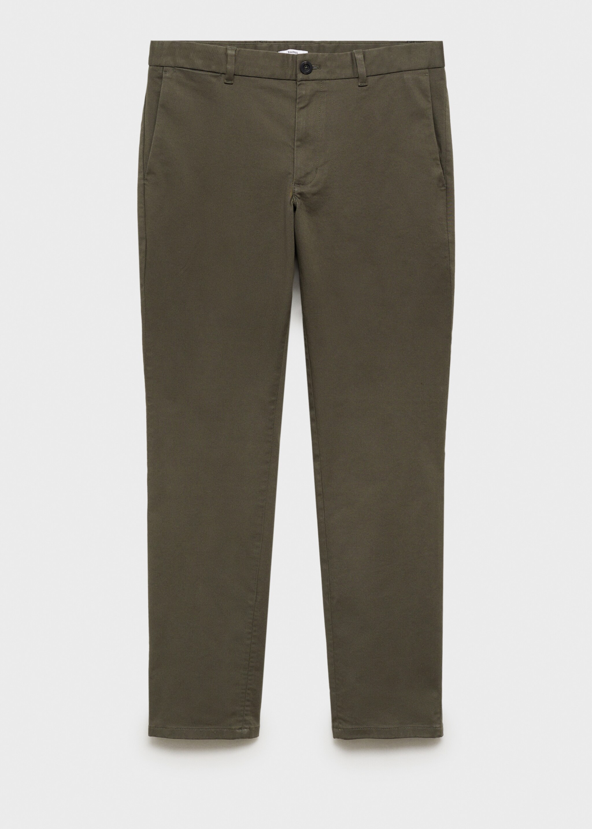 Barna slim-fit twill chino trousers - Article without model