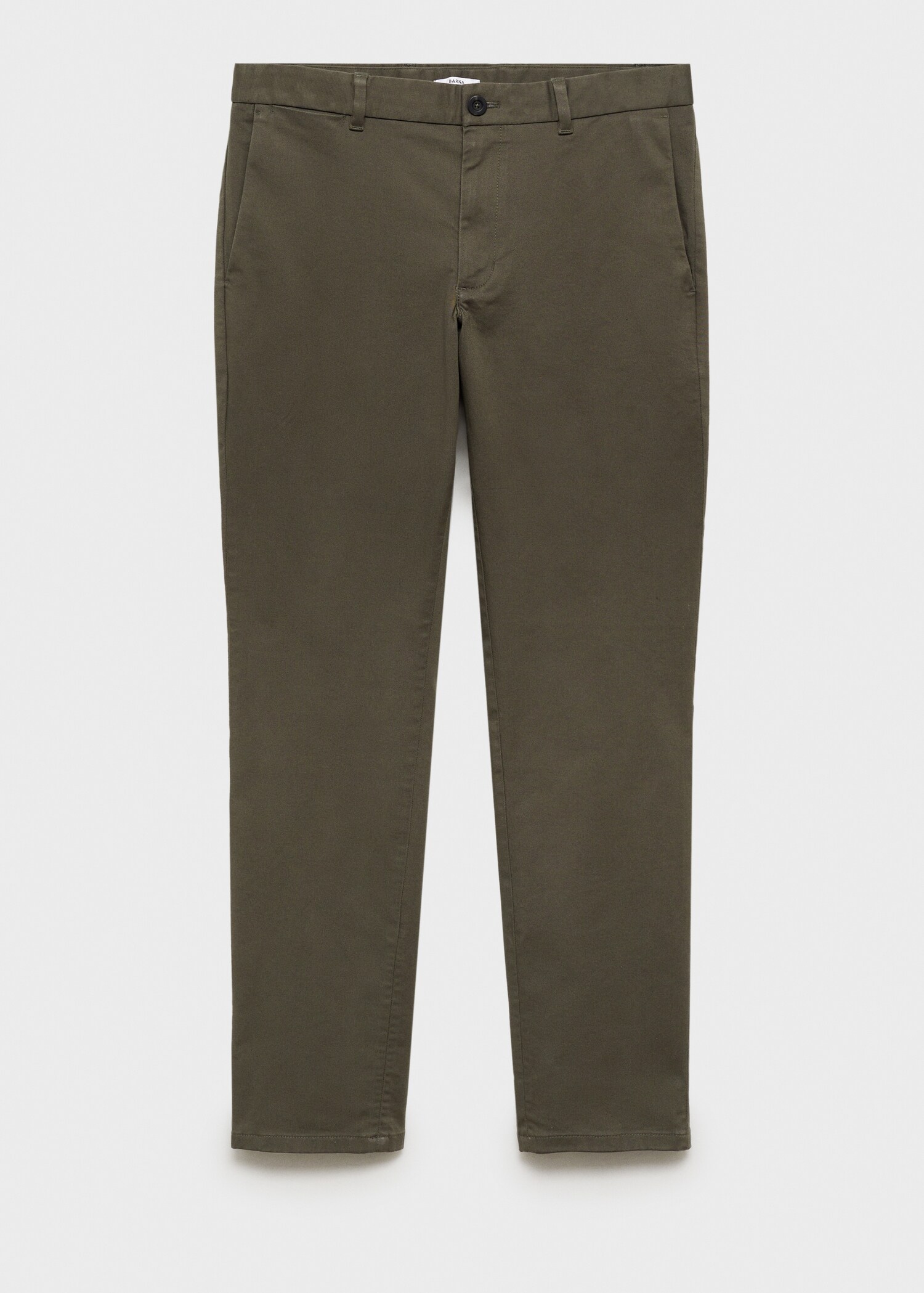 Barna slim-fit twill chino trousers - Article without model