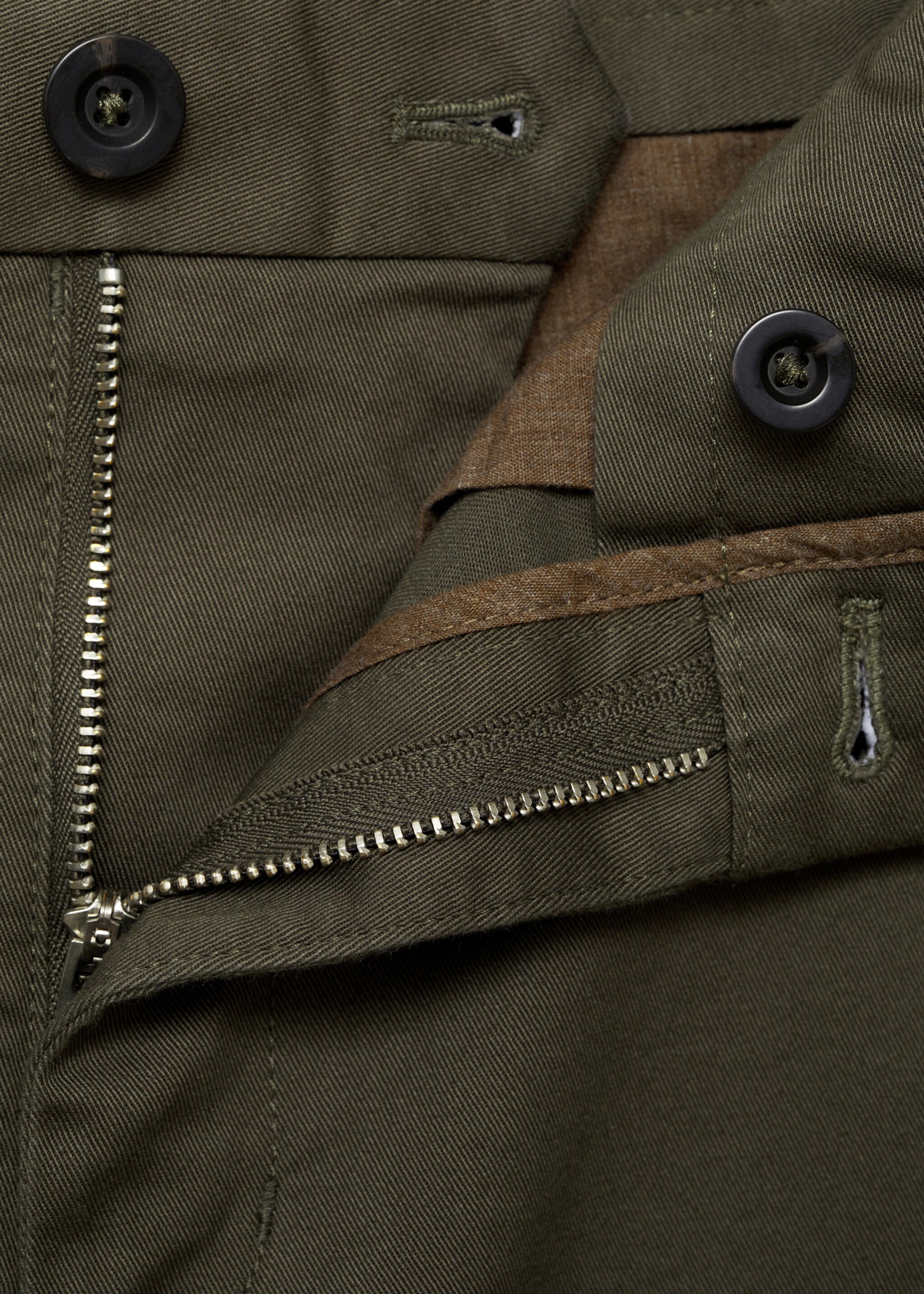 Barna slim-fit twill chino trousers - Details of the article 8