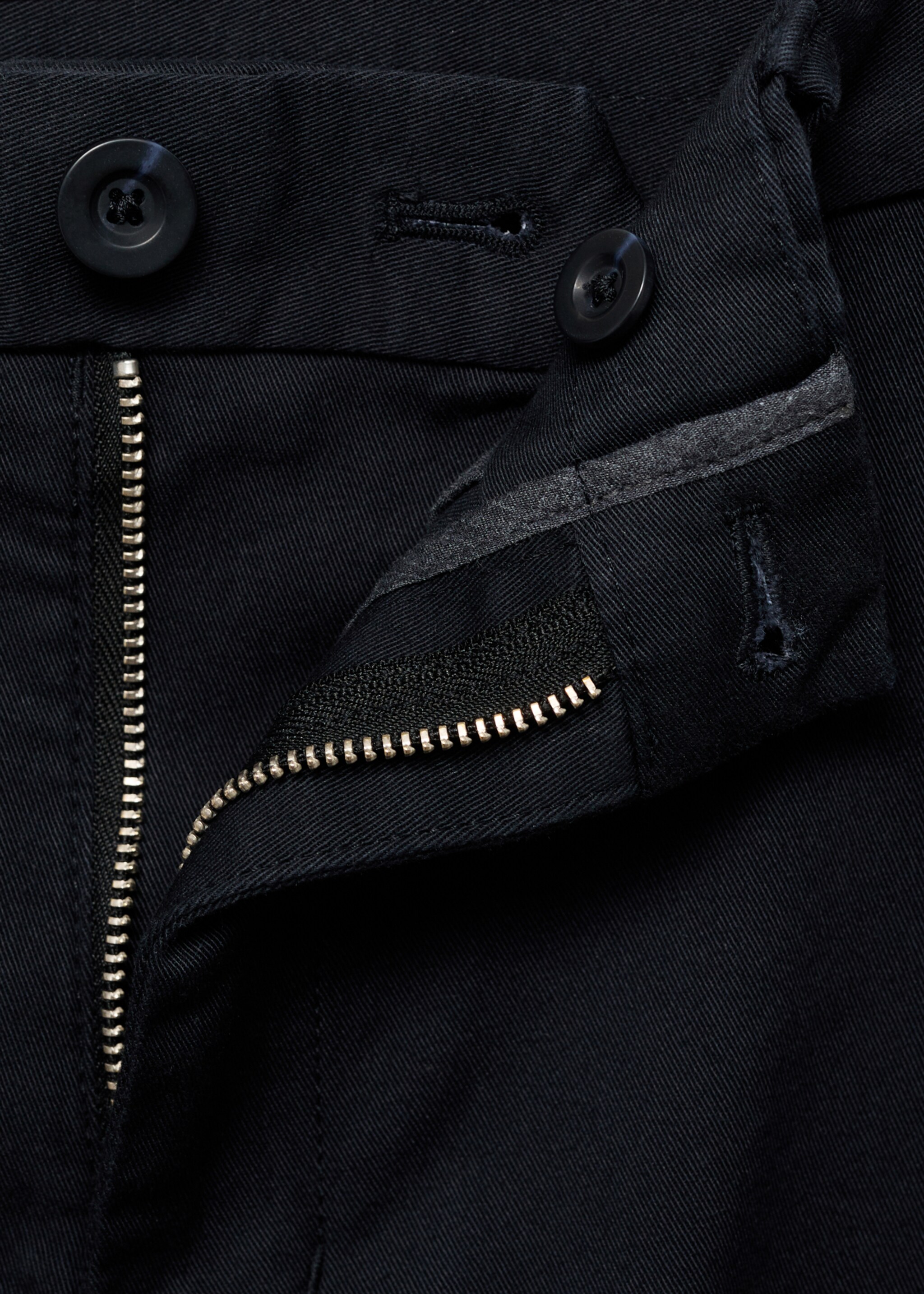 Pantalon Barna slim-fit en sergé - Détail de l'article 0