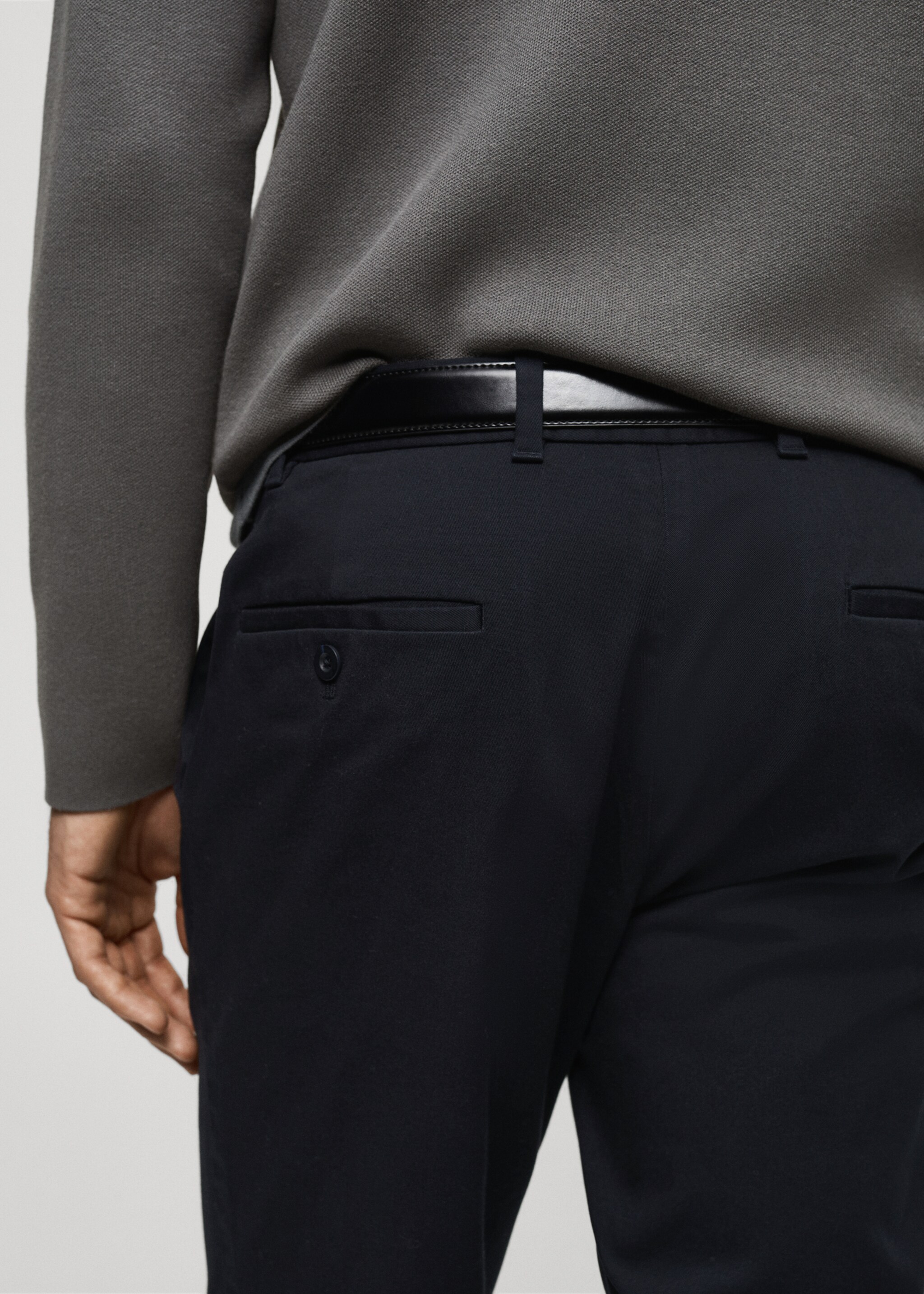 Pantalon Barna slim-fit en sergé - Détail de l'article 6
