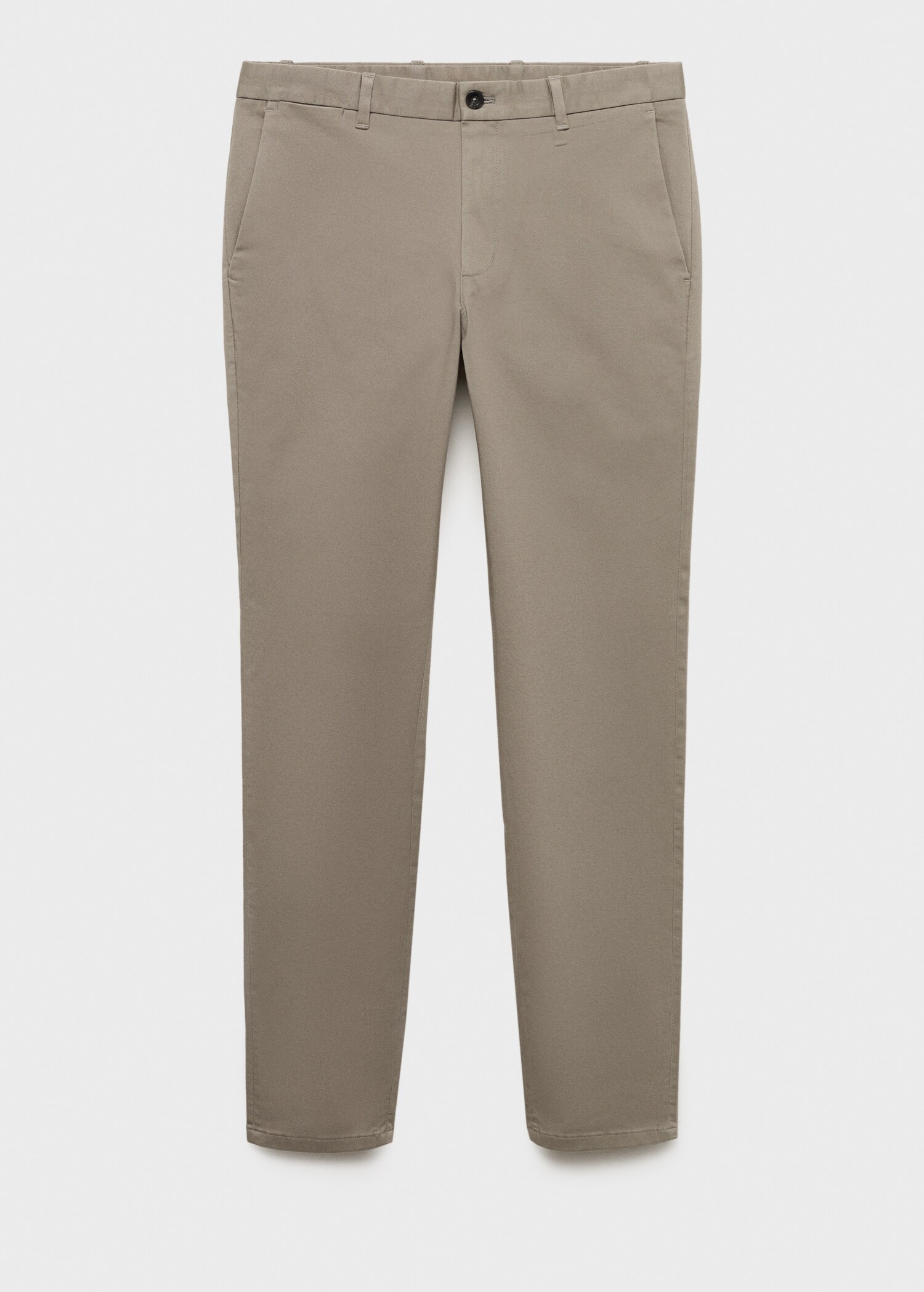 Barna slim-fit twill chino trousers - Article without model