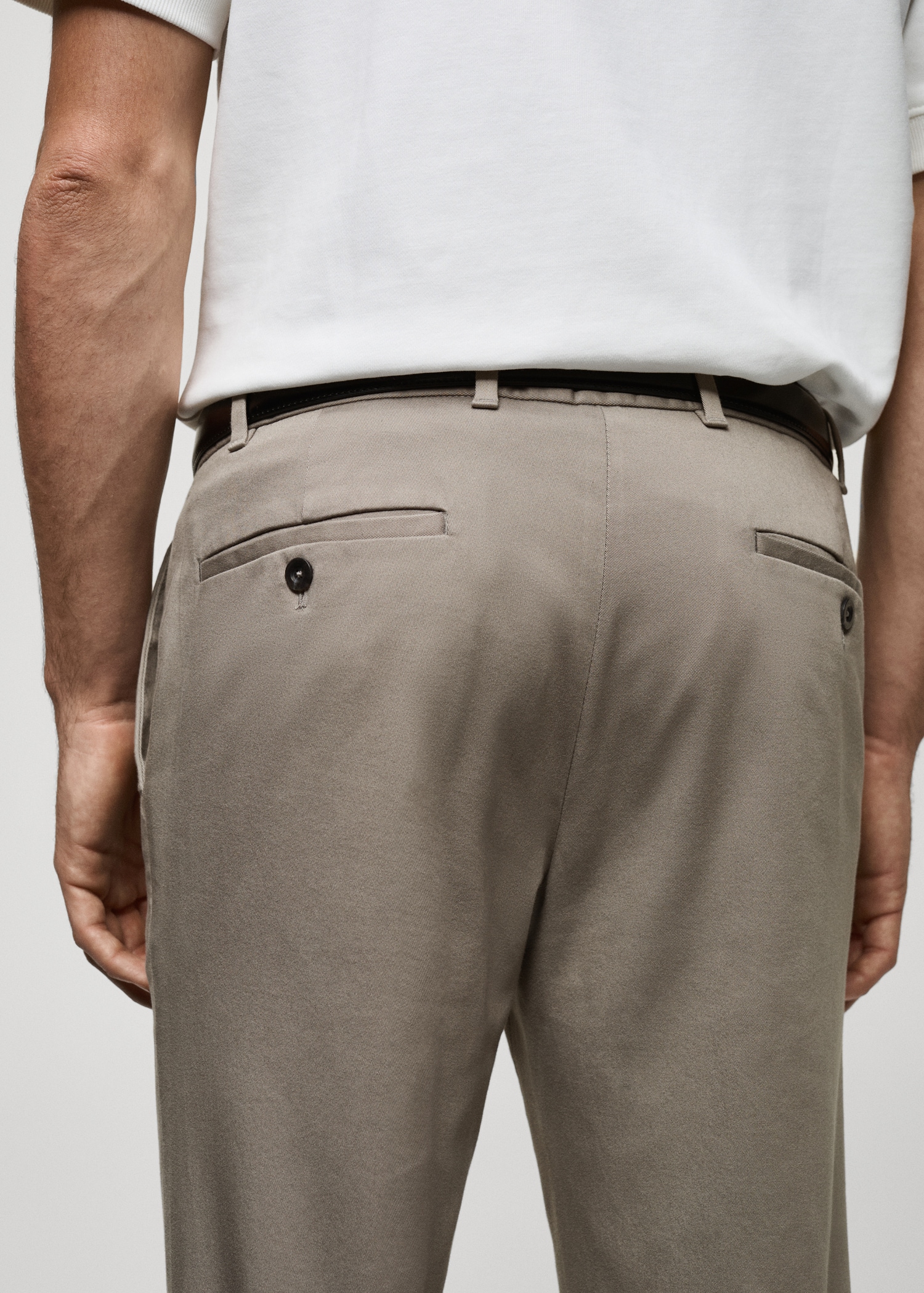 Slim Fit Twill-Chinohose - Detail des Artikels 6