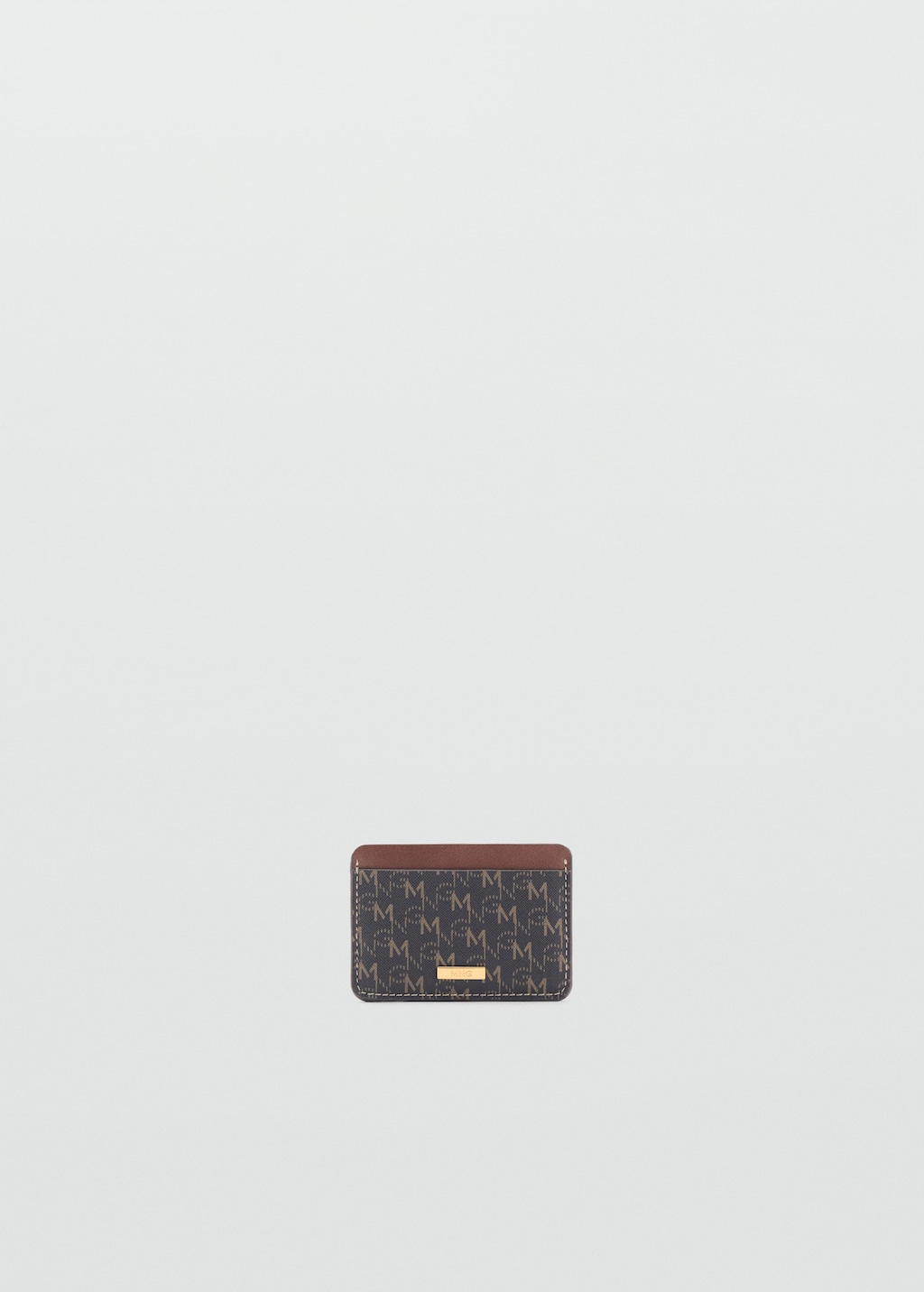 Card holder with printed logo