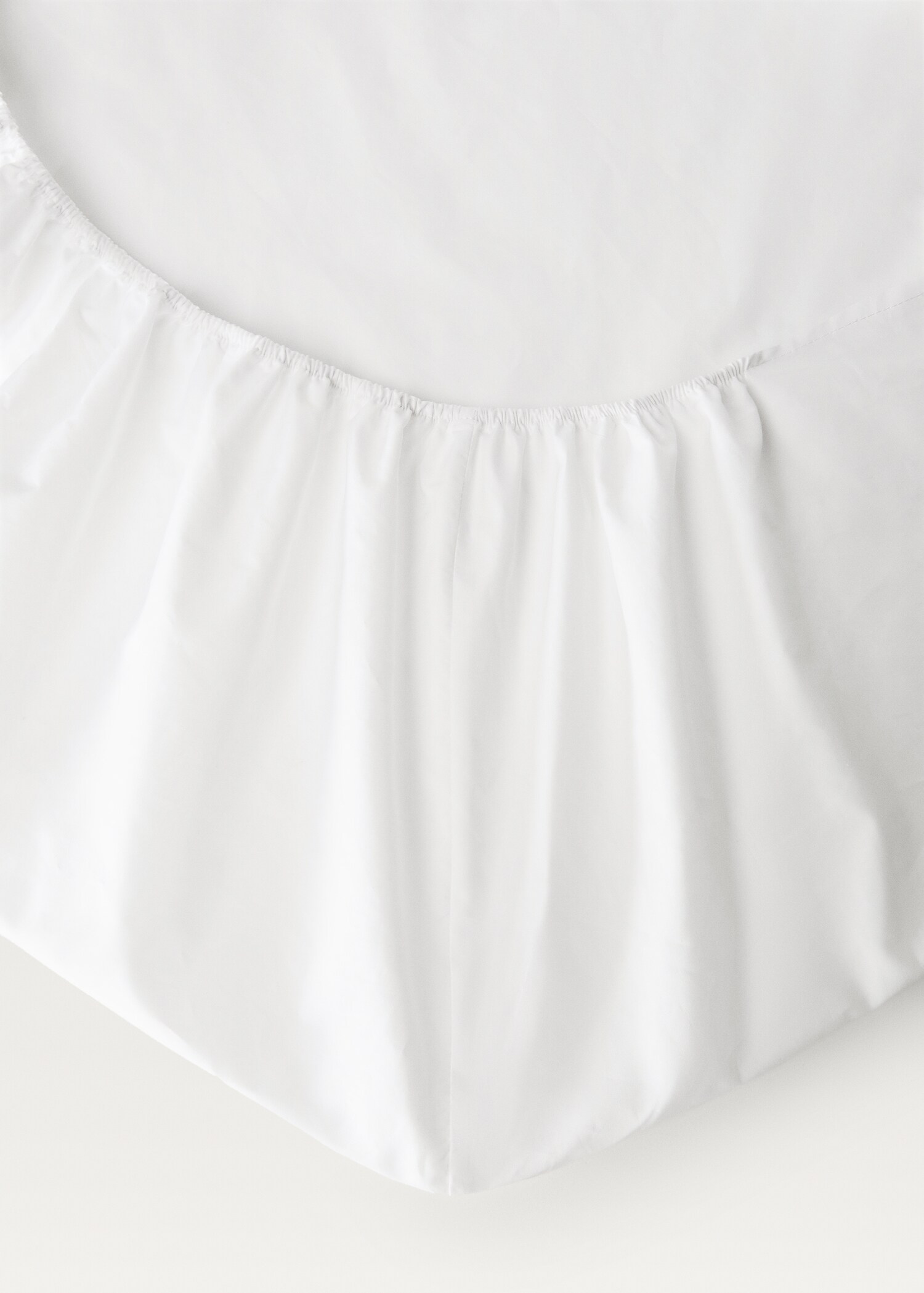 Drap-housse en percale de coton 300 fils pour lit 150 cm - Détail de l'article 1