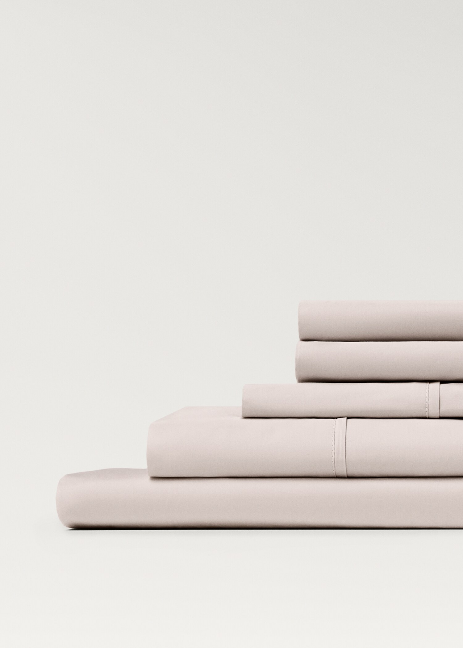 Drap-housse en percale de coton 300 fils pour lit 150 cm - Détail de l'article 2