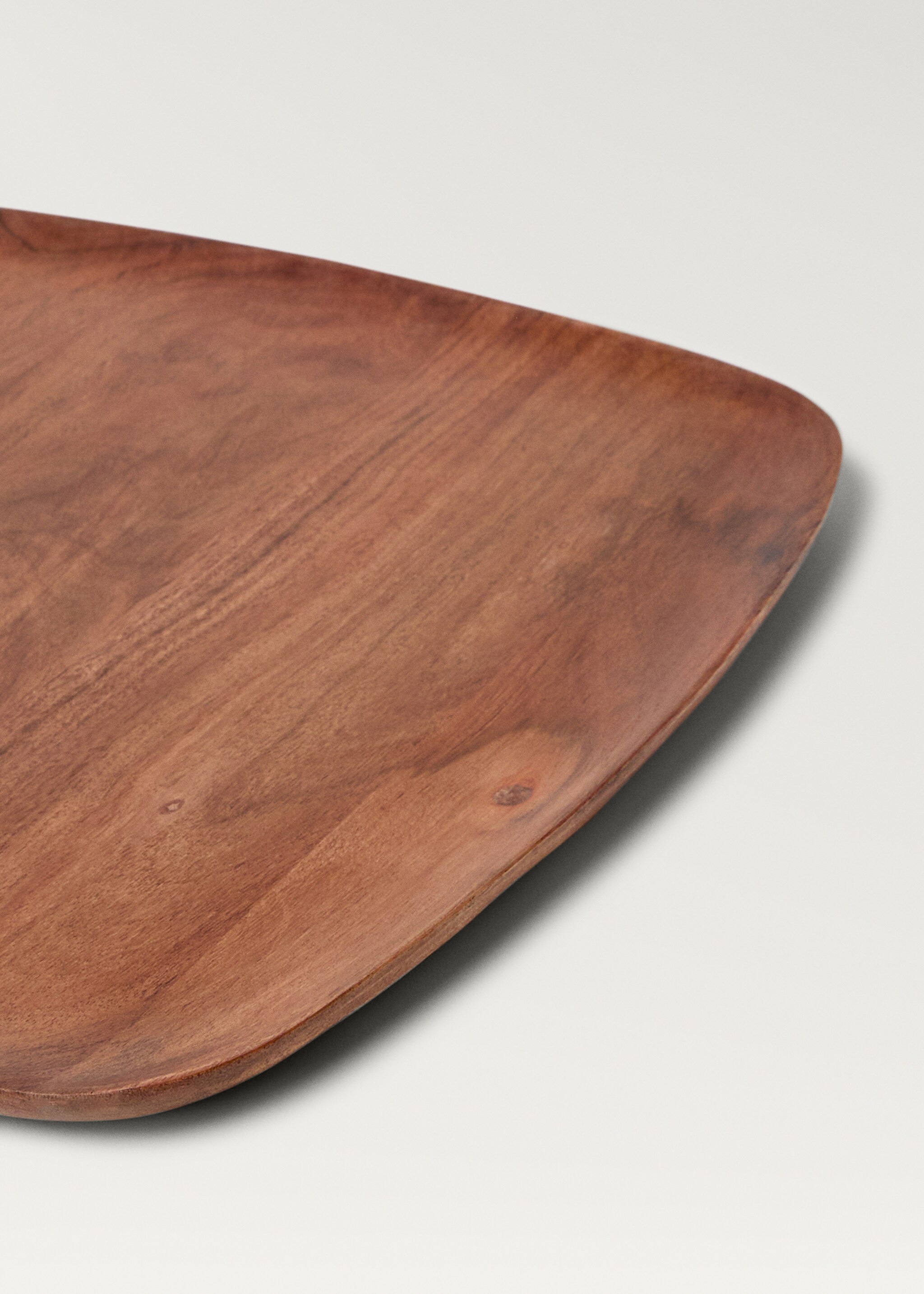 Medium square wooden decorative tray - Details of the article 2
