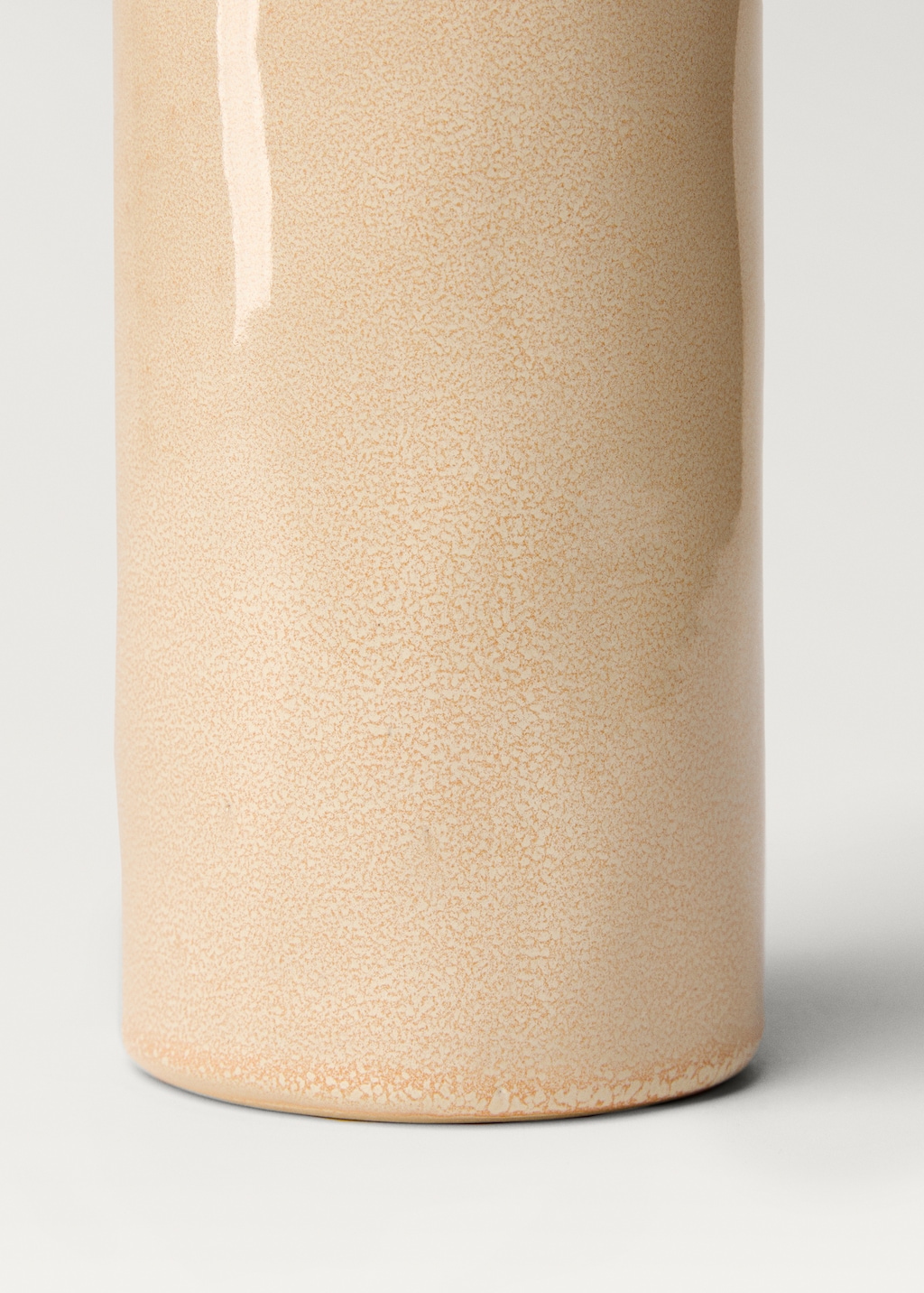 Stoneware cylindrical vase 20cm