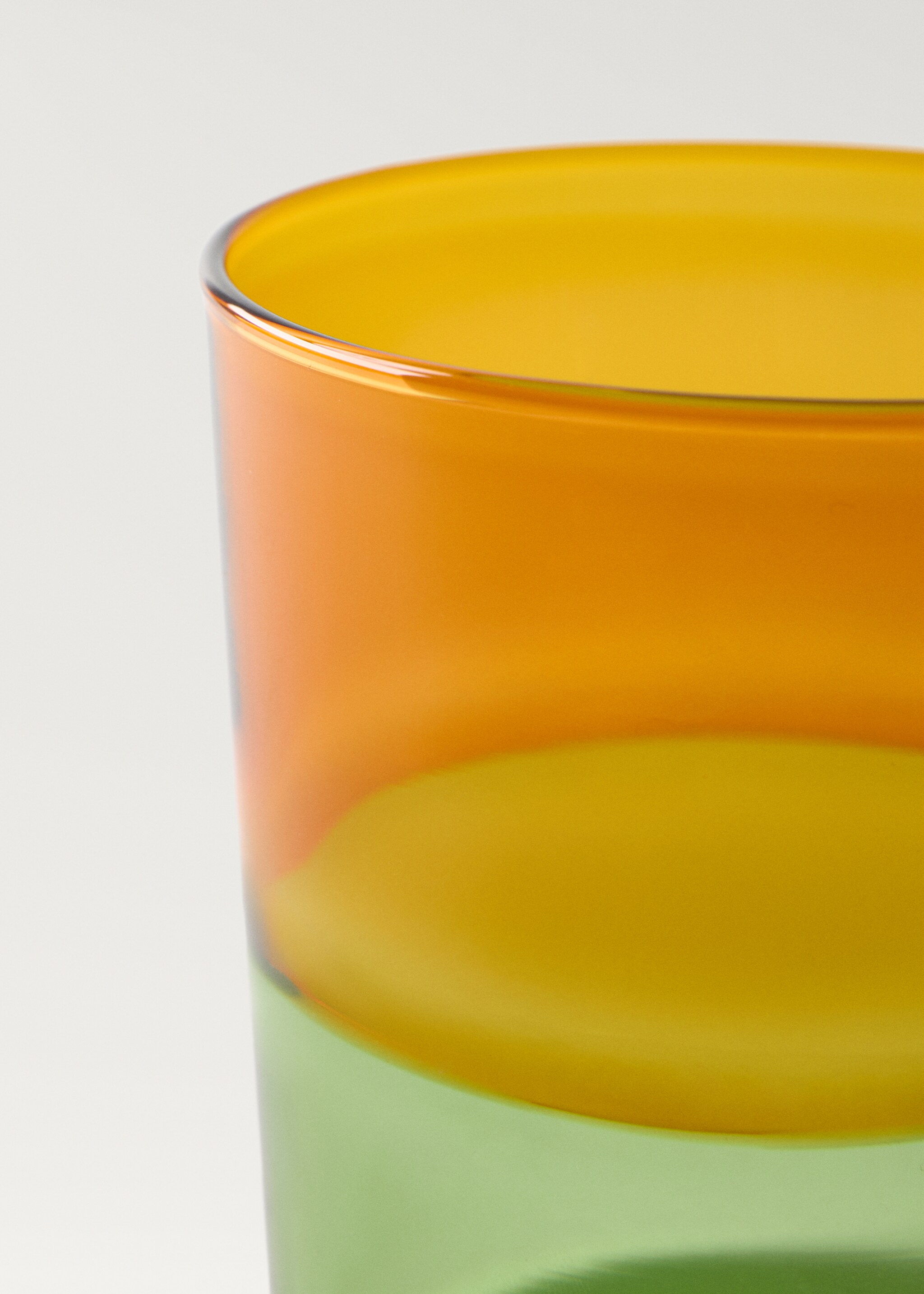 Vaso borosilicato diseño bicolor - Detall de l'article 2