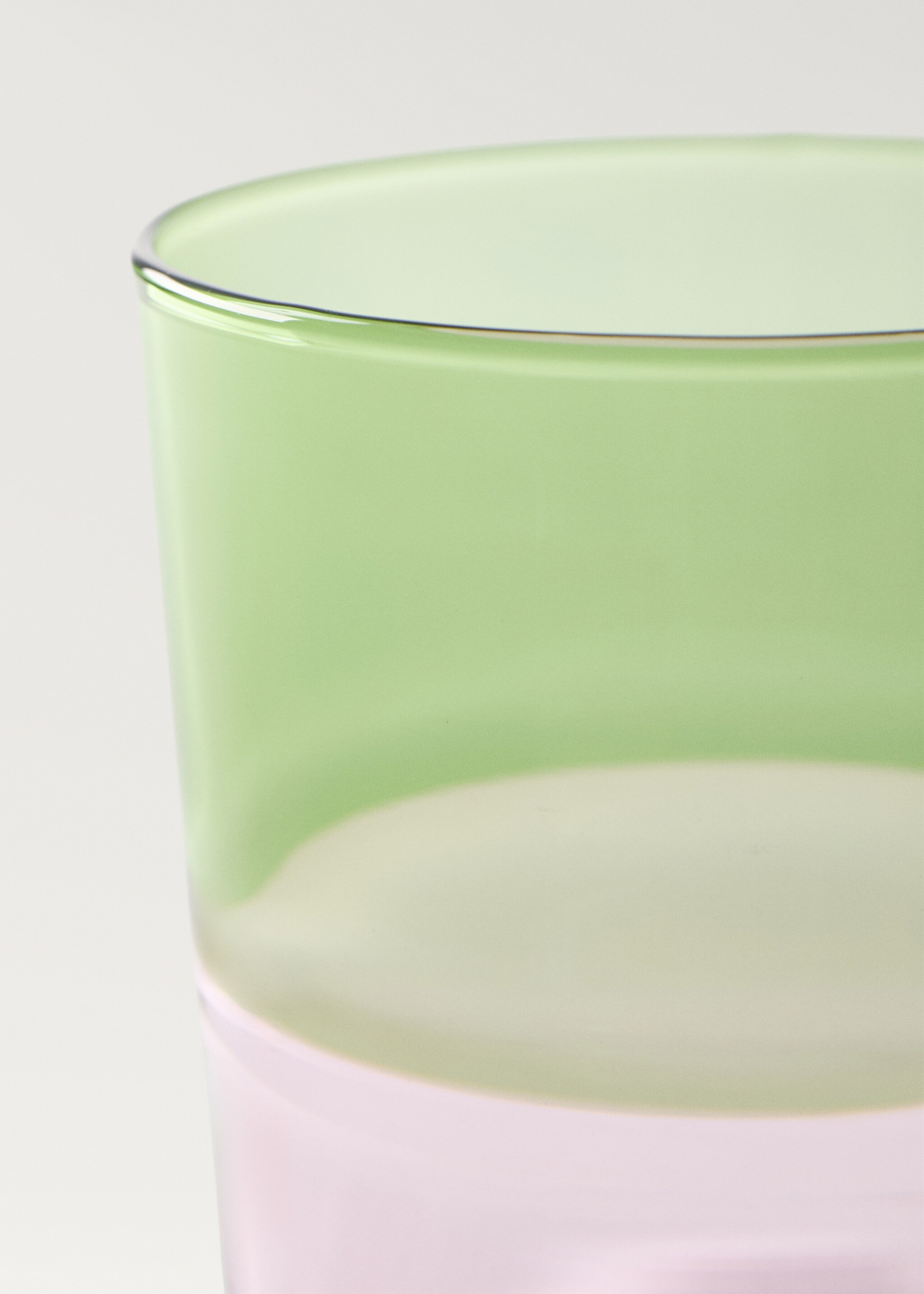 Vaso borosilicato diseño bicolor - Detall de l'article 2