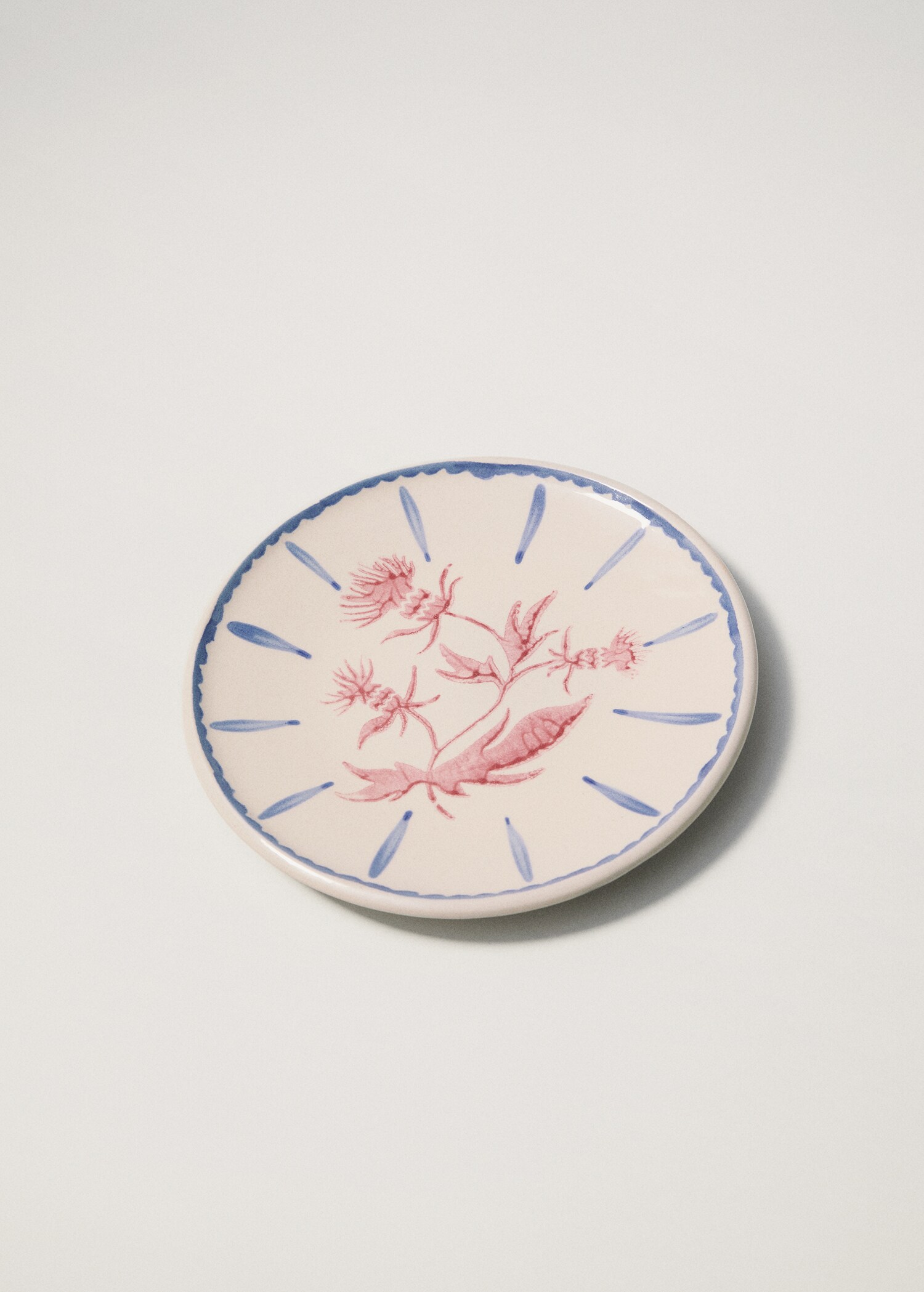 Hand-painted terracotta dessert plate - Details of the article 8