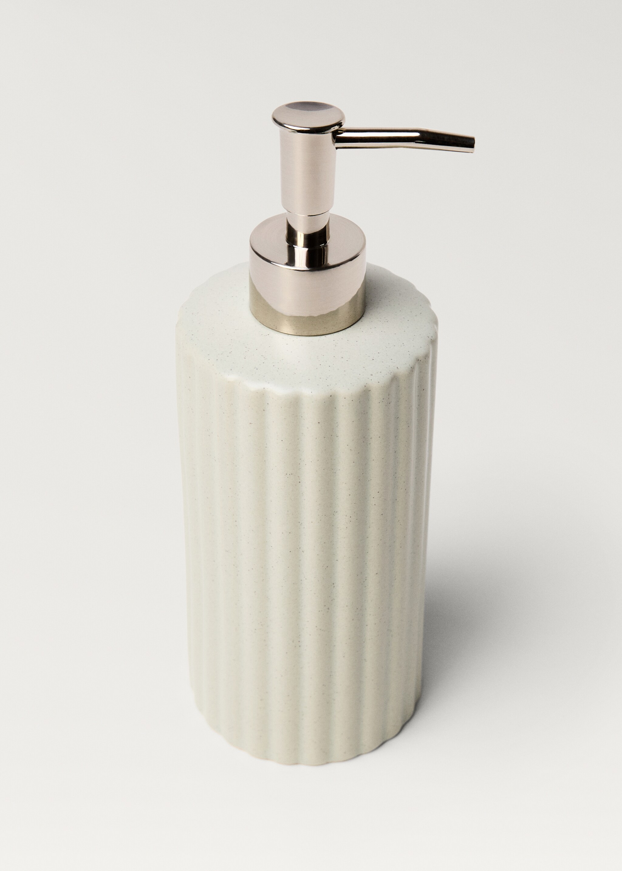 Dispenser sapone in gres a righe - Dettaglio dell'articolo 1