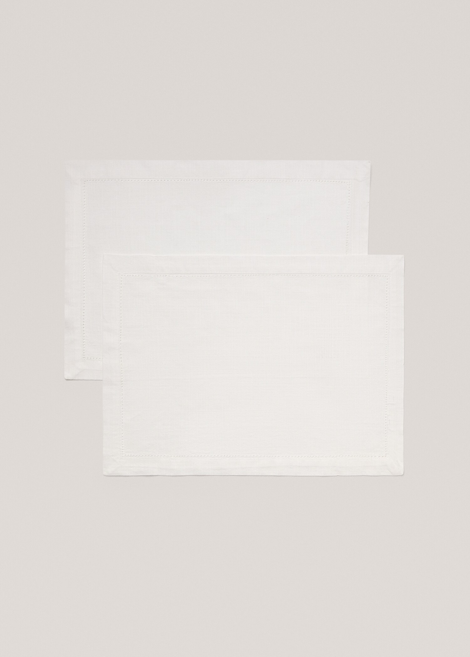 Sets de table en coton avec jour échelle - Article sans modèle