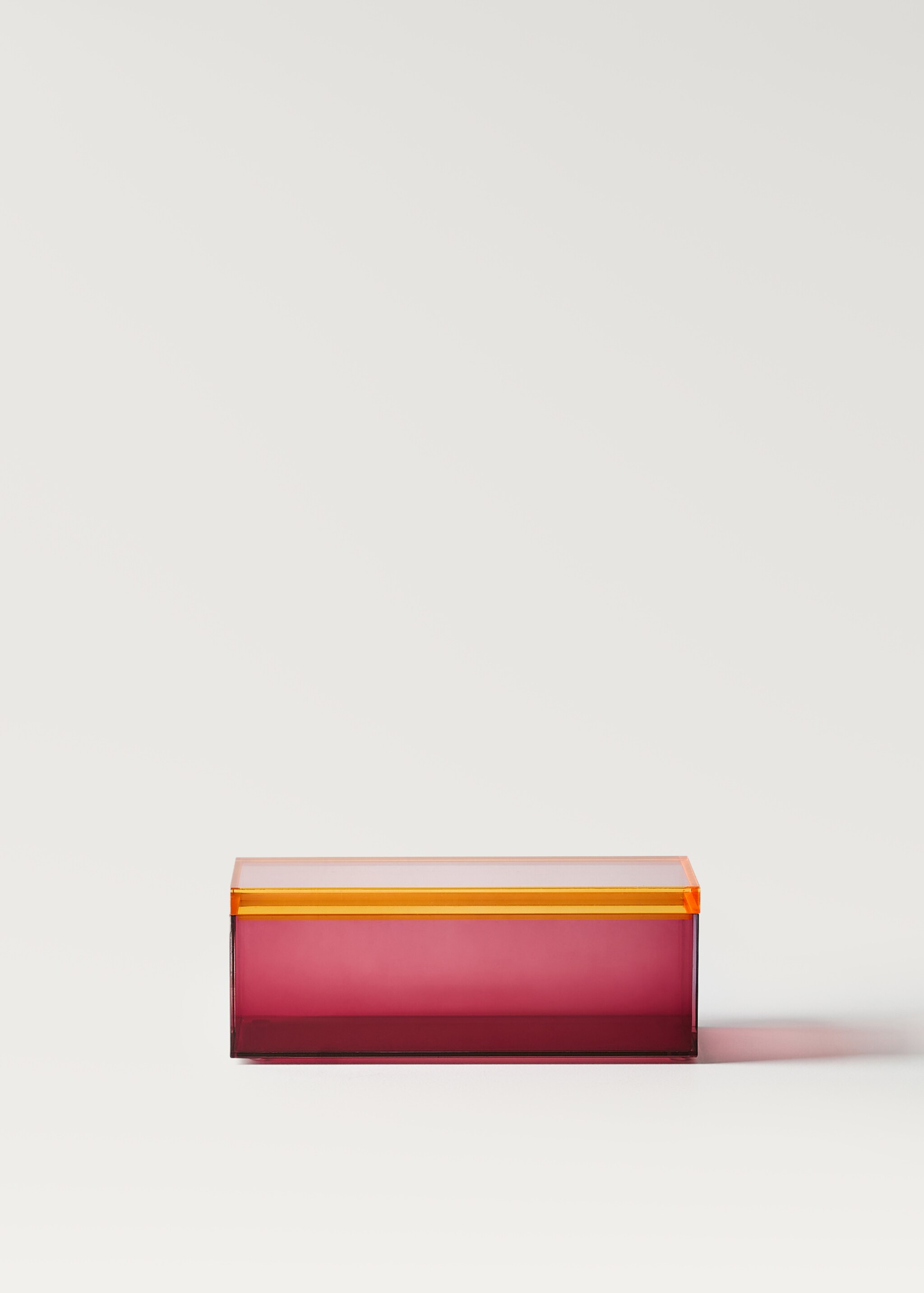 Large two-tone acrylic box - Article without model
