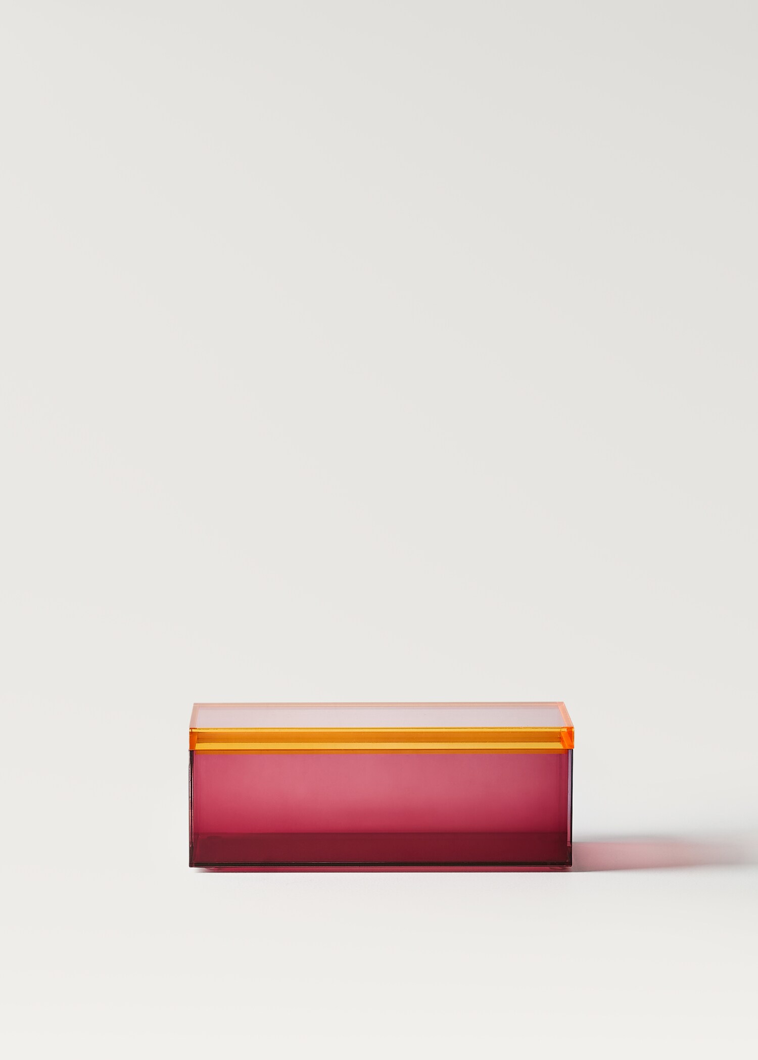 Large two-tone acrylic box - Article without model
