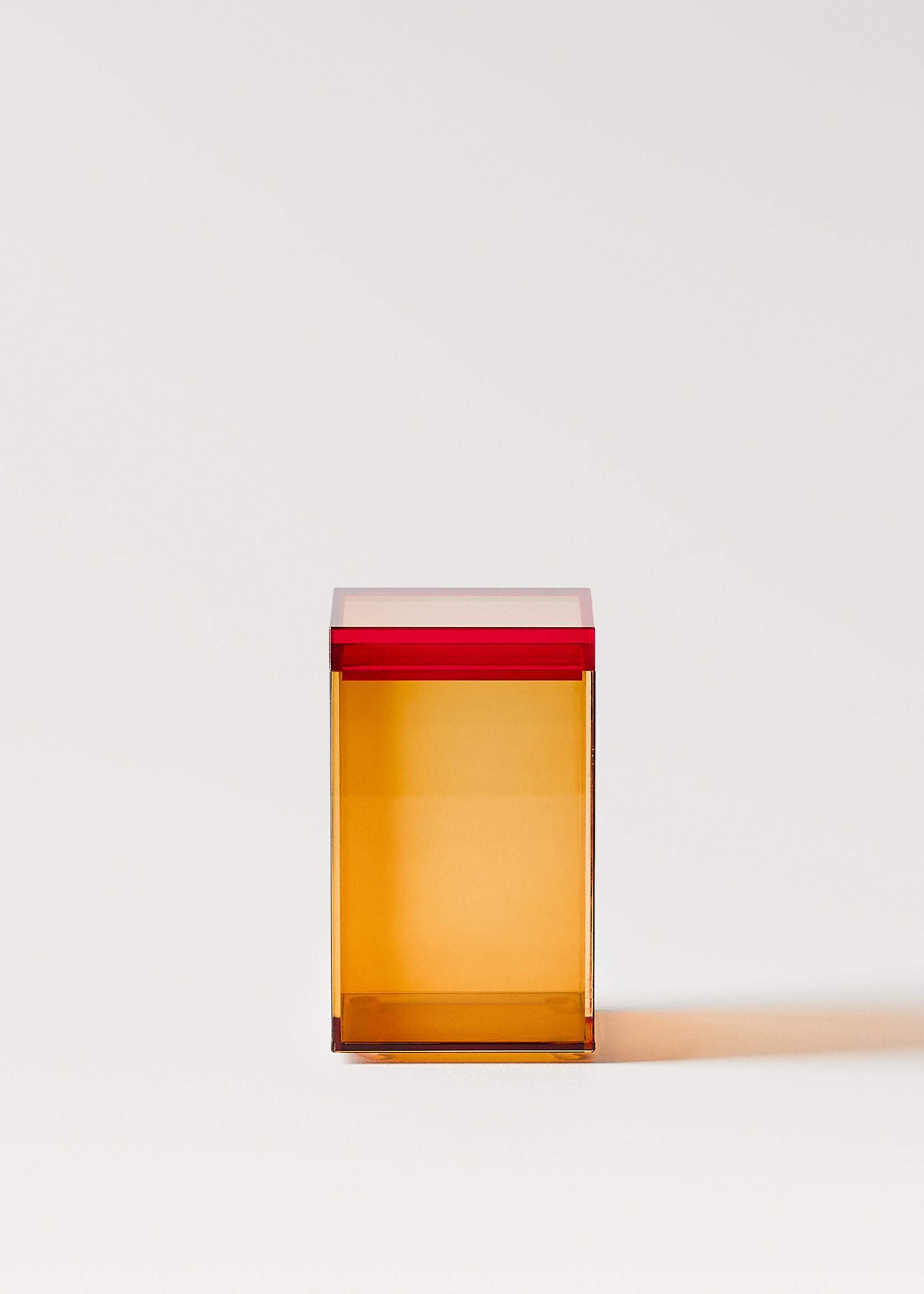 Small two-tone acrylic box - Article without model
