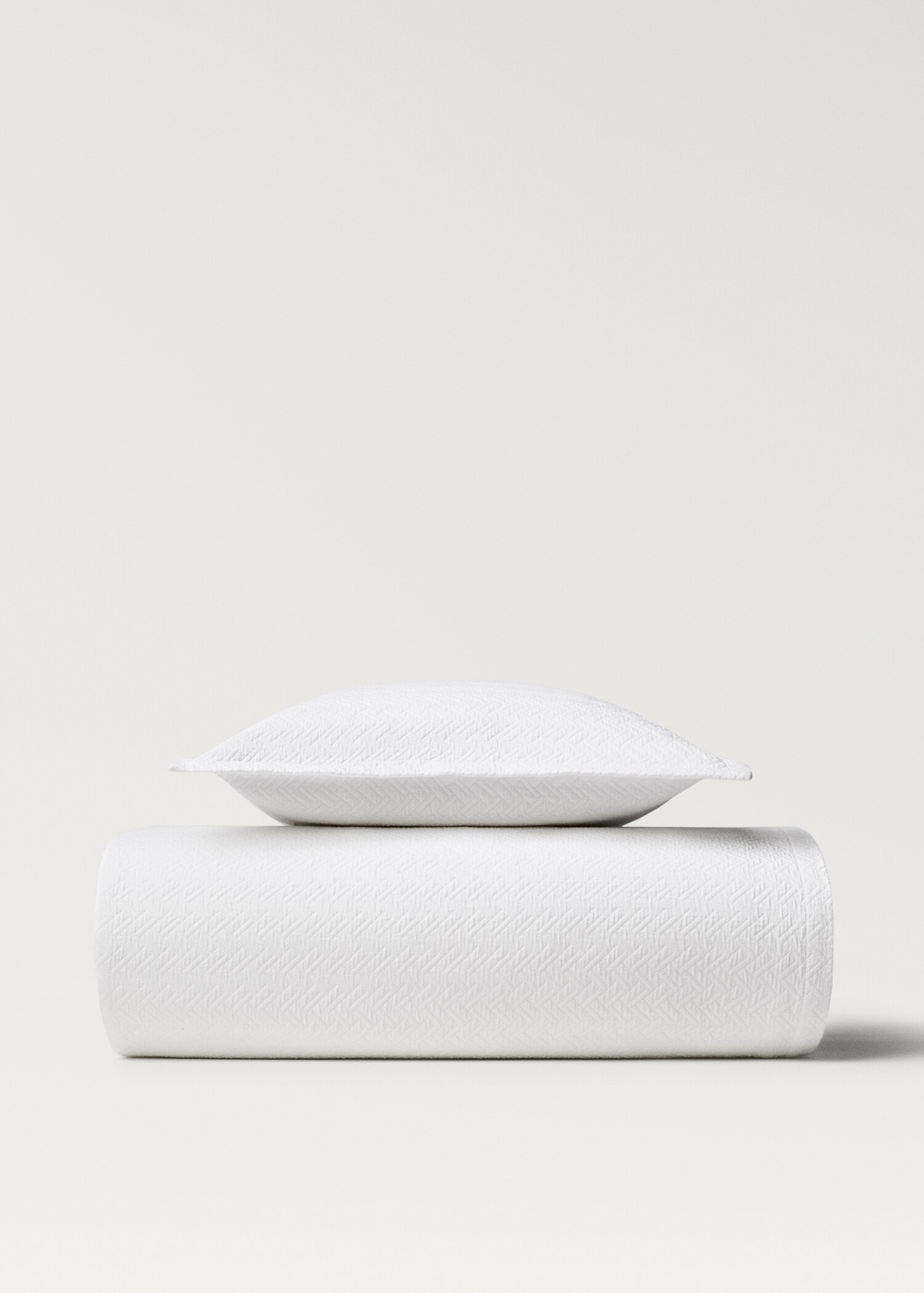 Quilt cotton geometric jacquard bed 90/105 cm - Details of the article 3