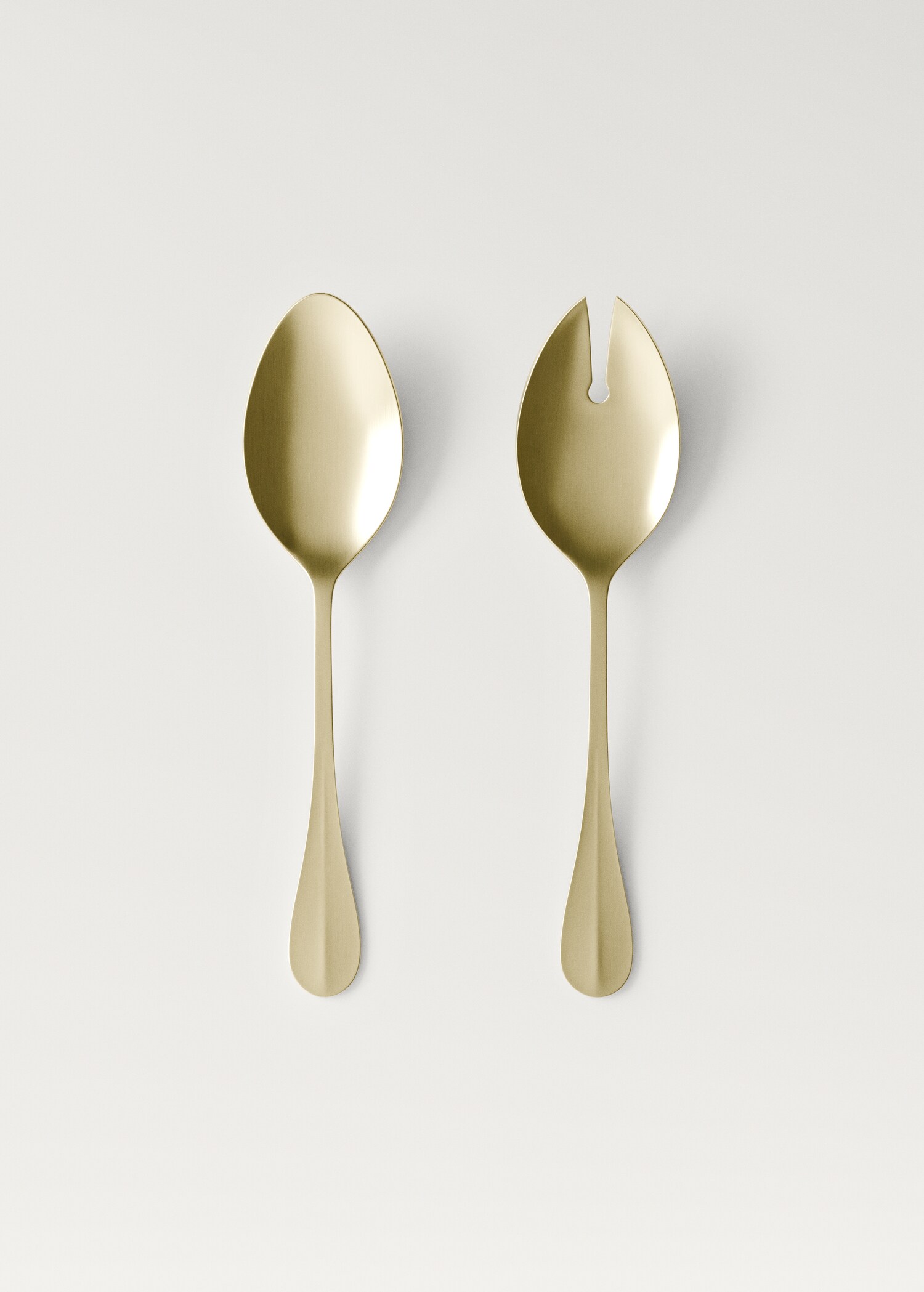 Pack of 2 gold serving cutlery pieces - Article without model