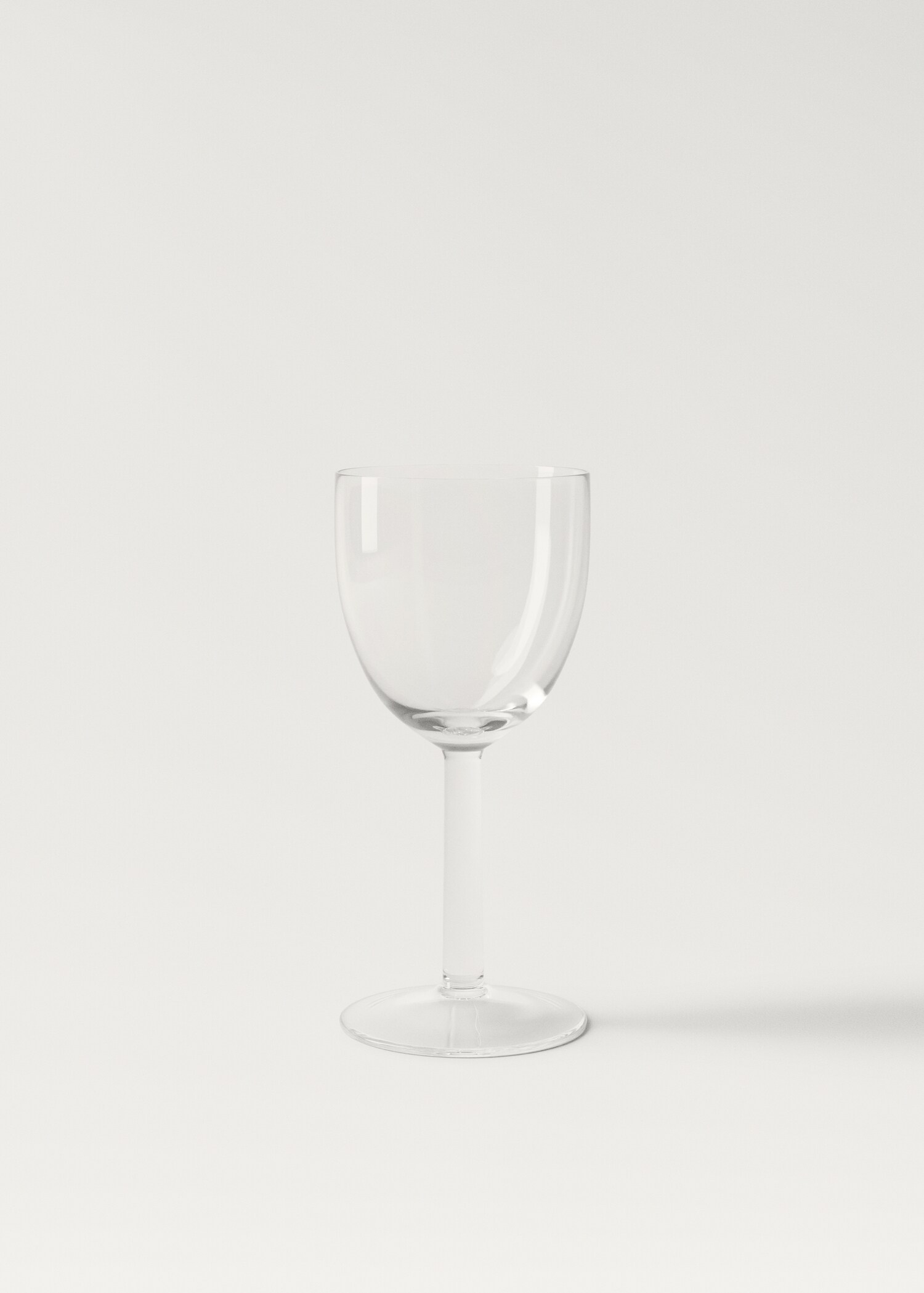 Tall hand-blown stem glass - Article without model