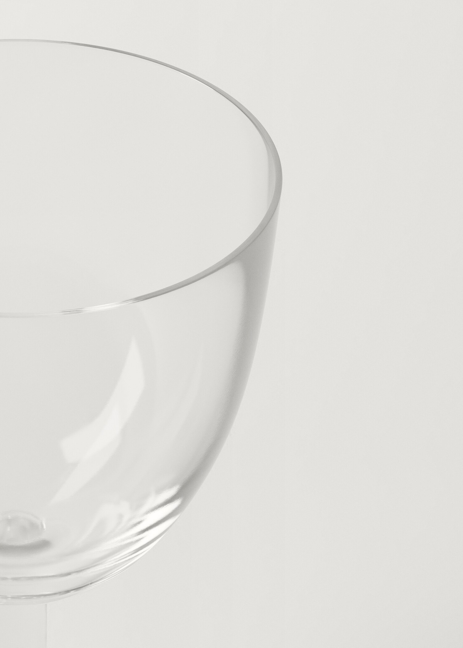 Tall hand-blown stem glass - Details of the article 1