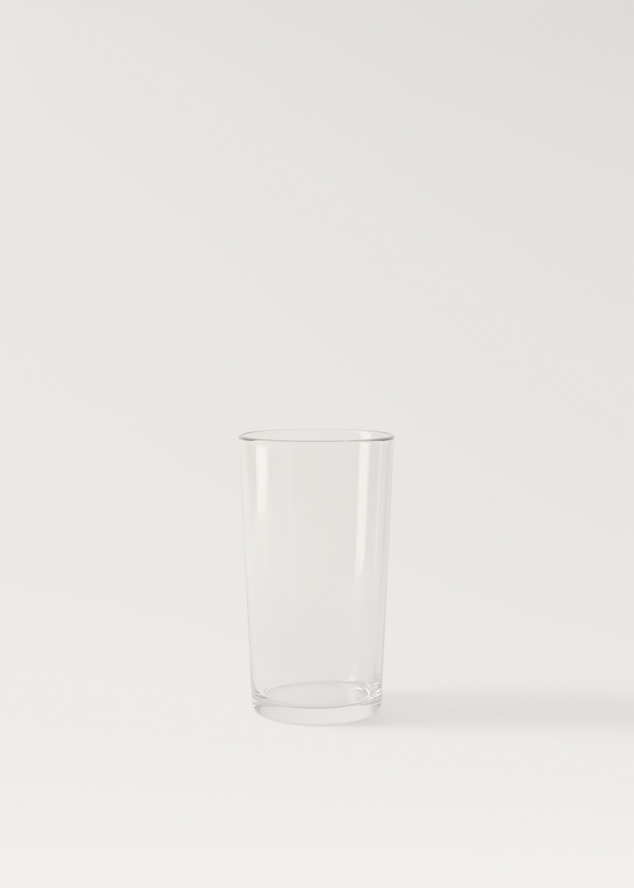 Large glass with plain design - Article without model